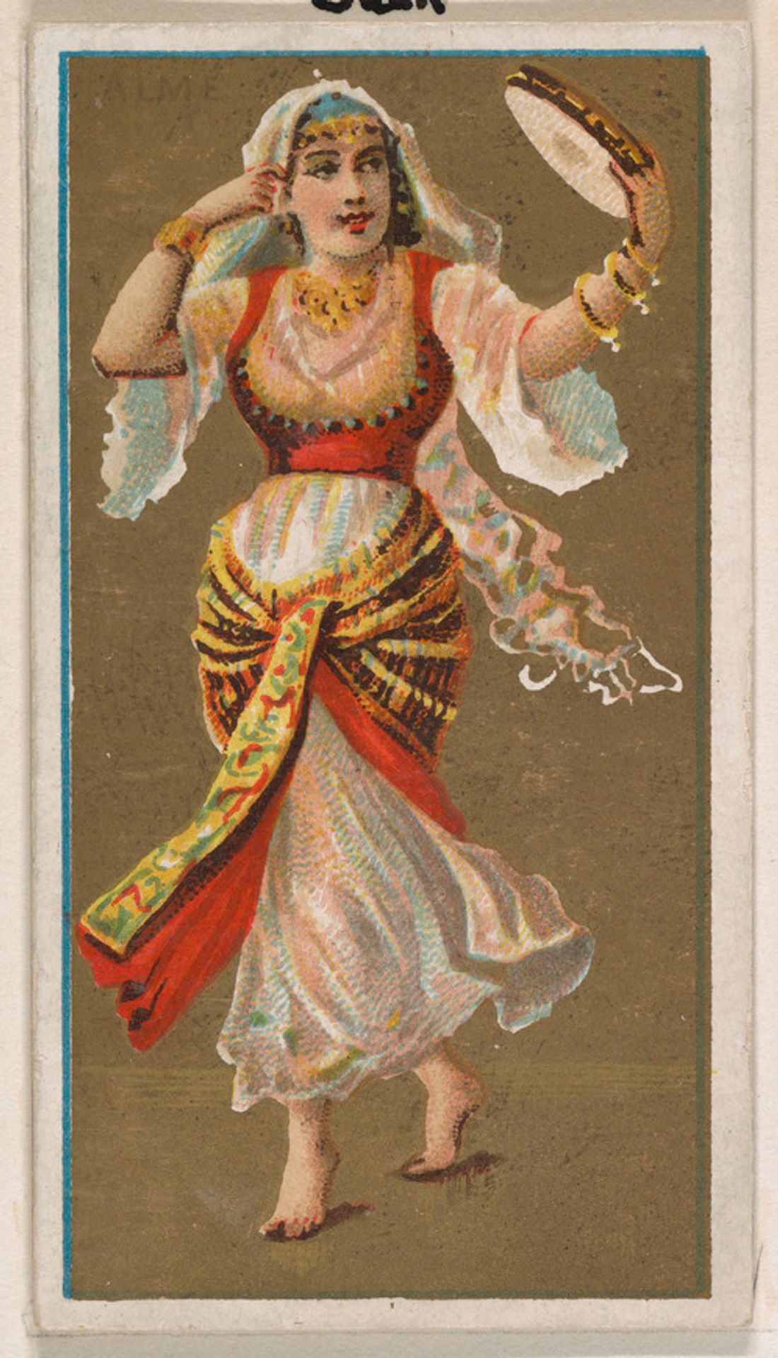 Alme, from National Dances (N225, Type 1) issued by Kinney Bros. by Kinney Brothers Tobacco Company