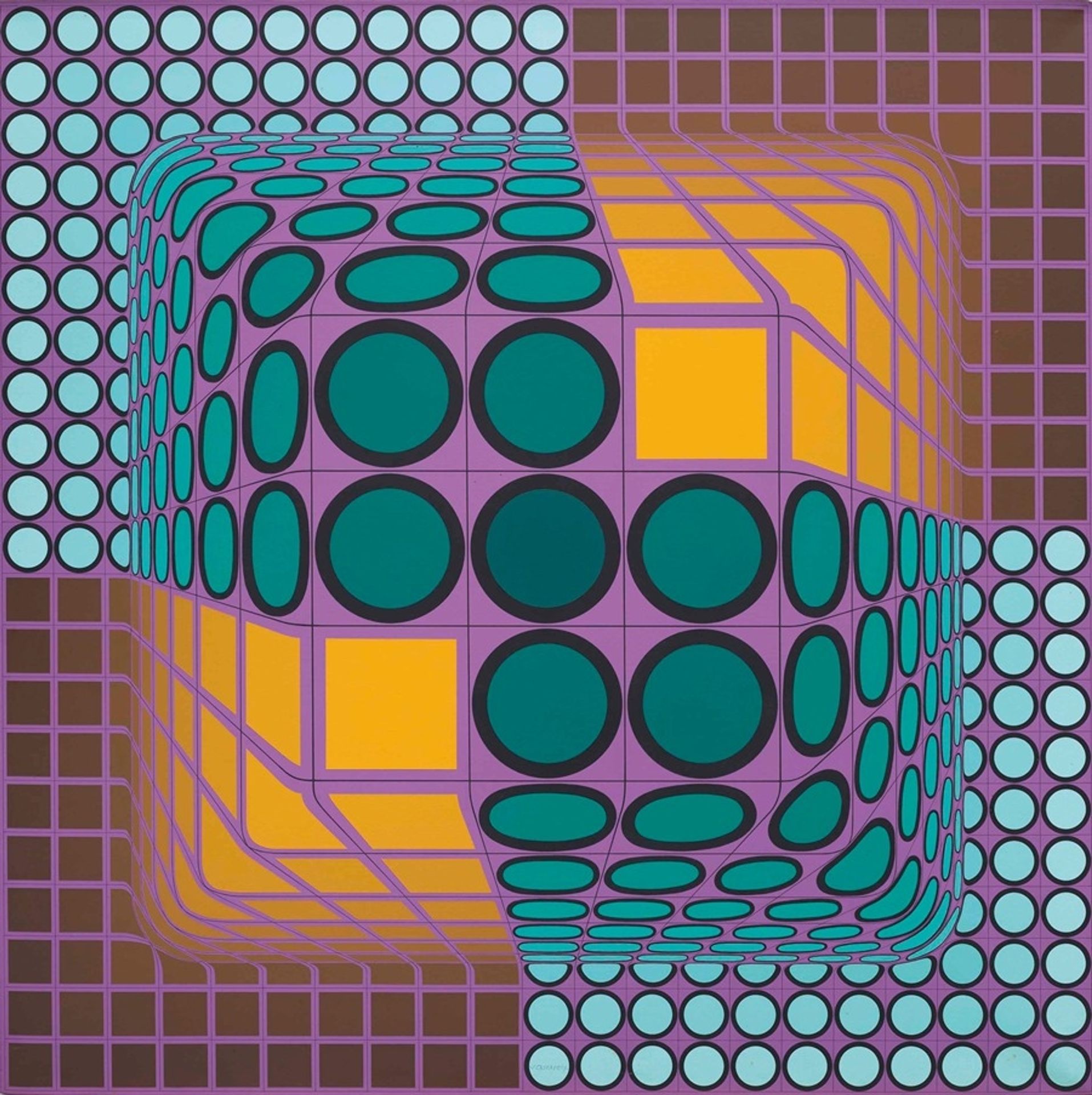 Maniok by Victor Vasarely