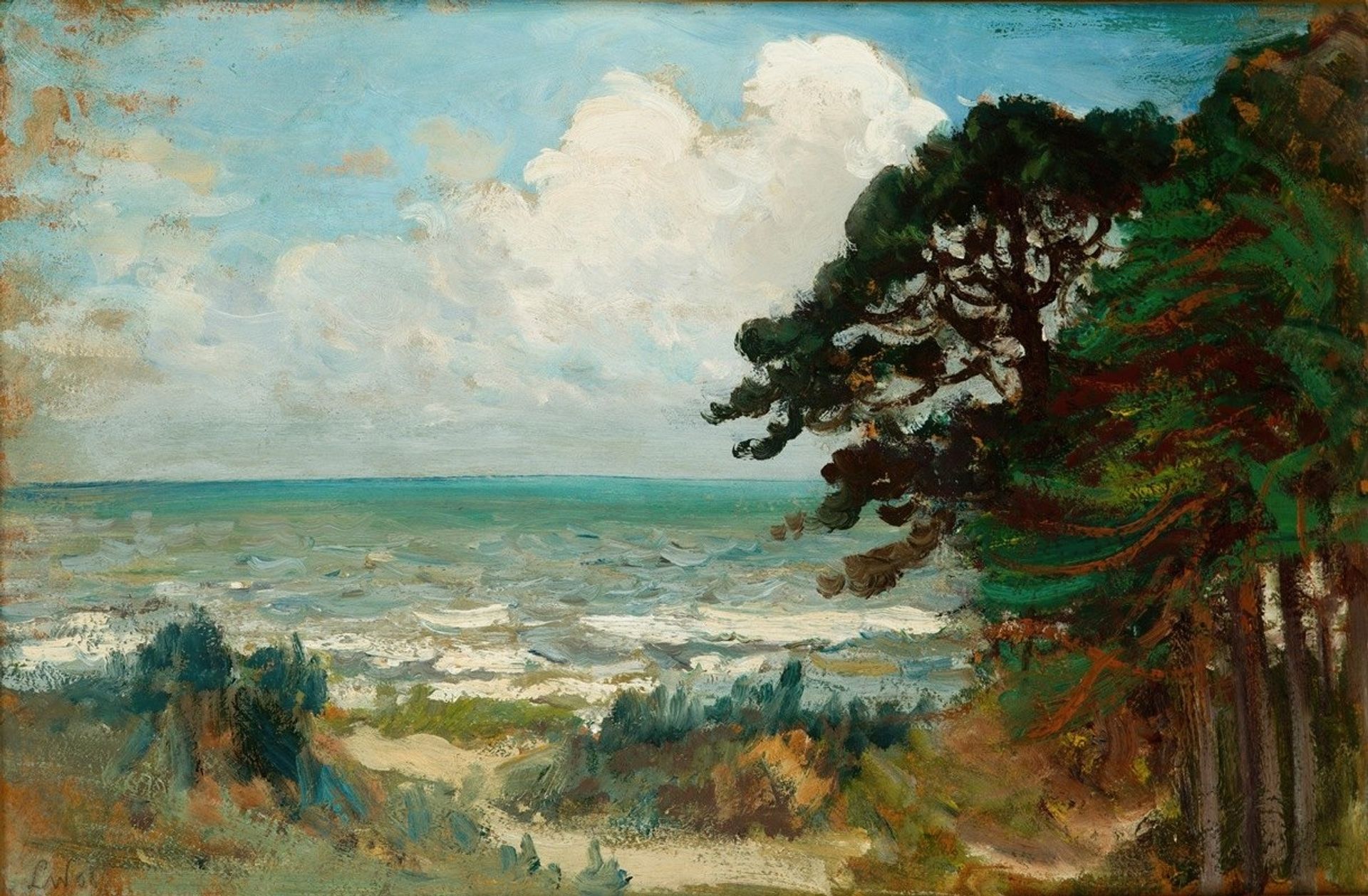 Sea at Połąga V by Leon Wyczółkowski