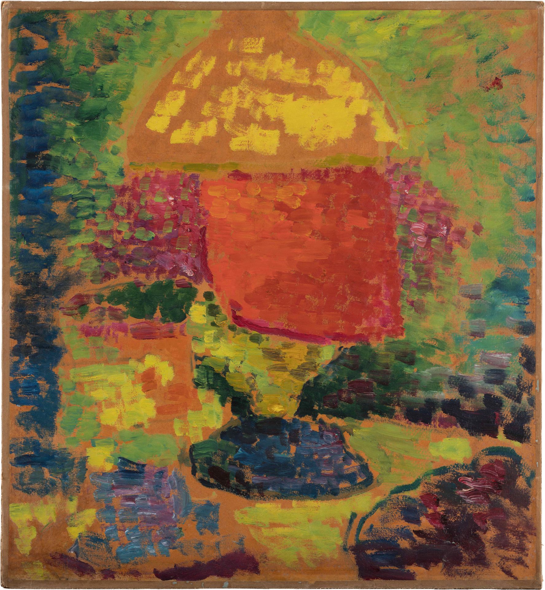 Still Life with Petroleum Lamp by Alexej von Jawlensky
