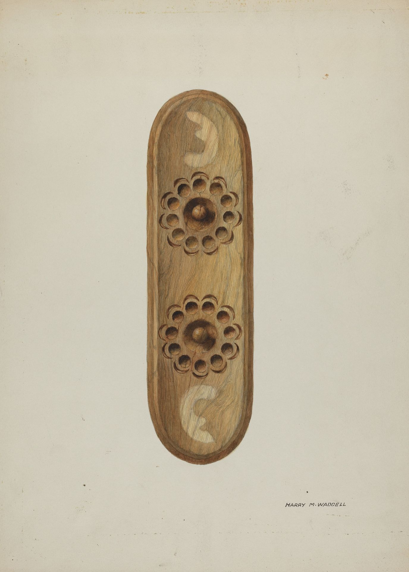 Confessional, Detail from Side by Harry Mann Waddell