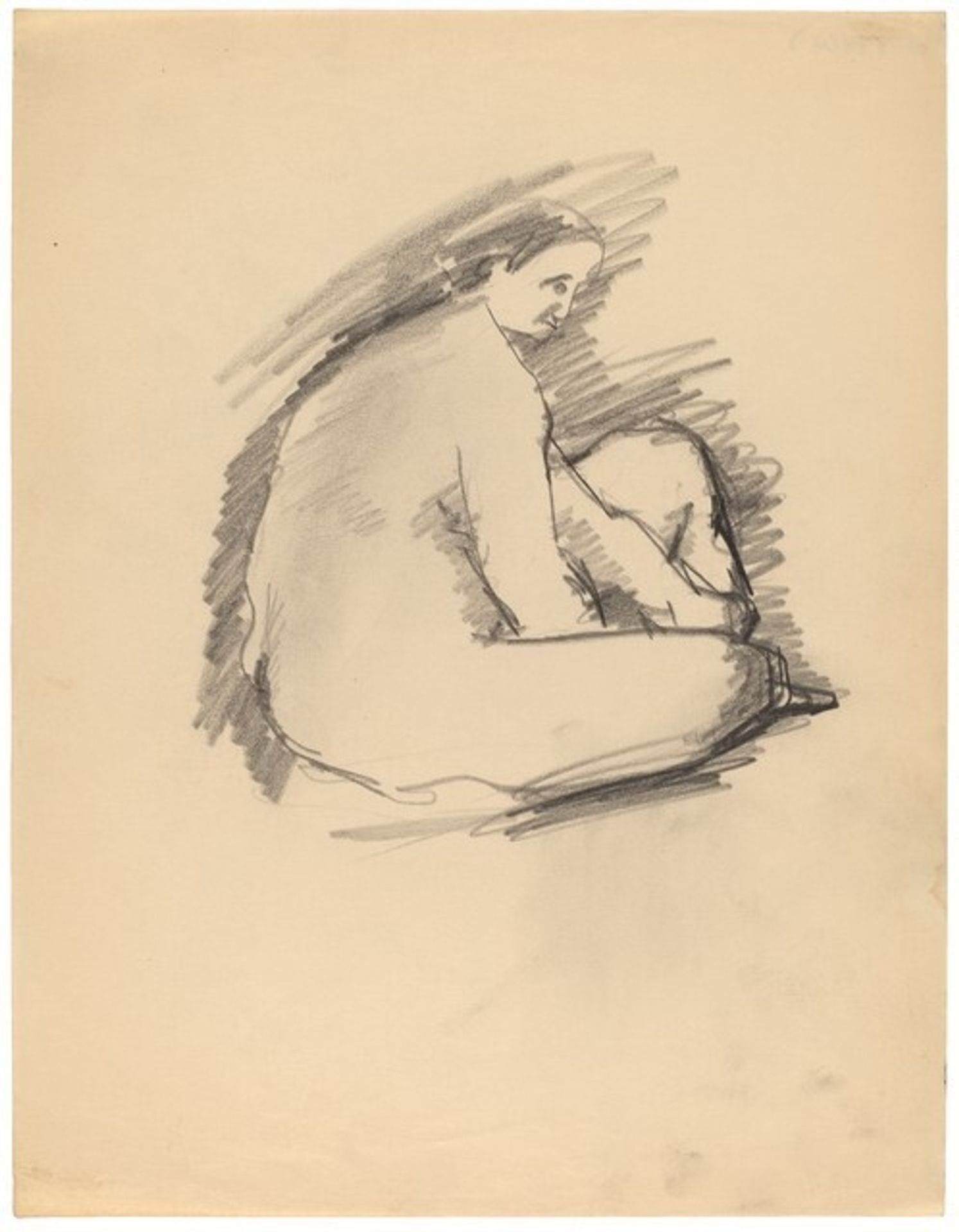 Seated Female Nude, Turned to the Right by Mark Rothko