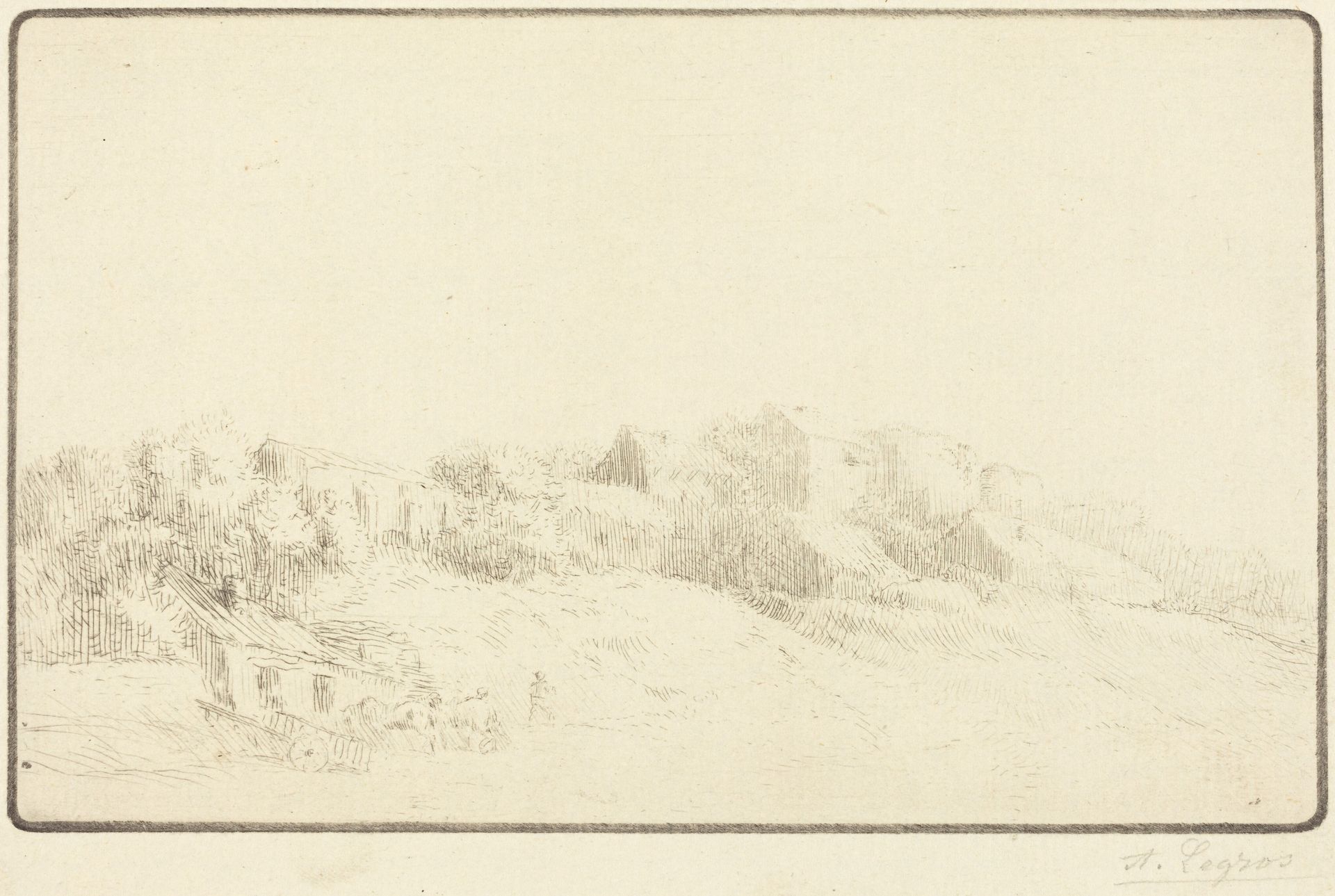 Saint Maurice in Bourgogne (Saint Maurice en Bourgogne) by Alphonse Legros