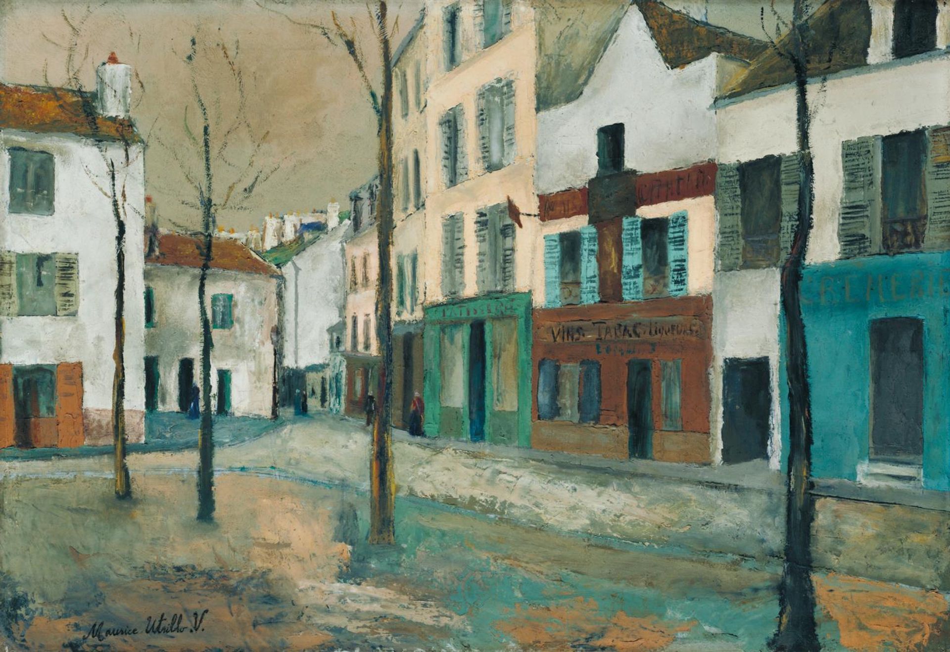 La Place du Tertre by Maurice Utrillo