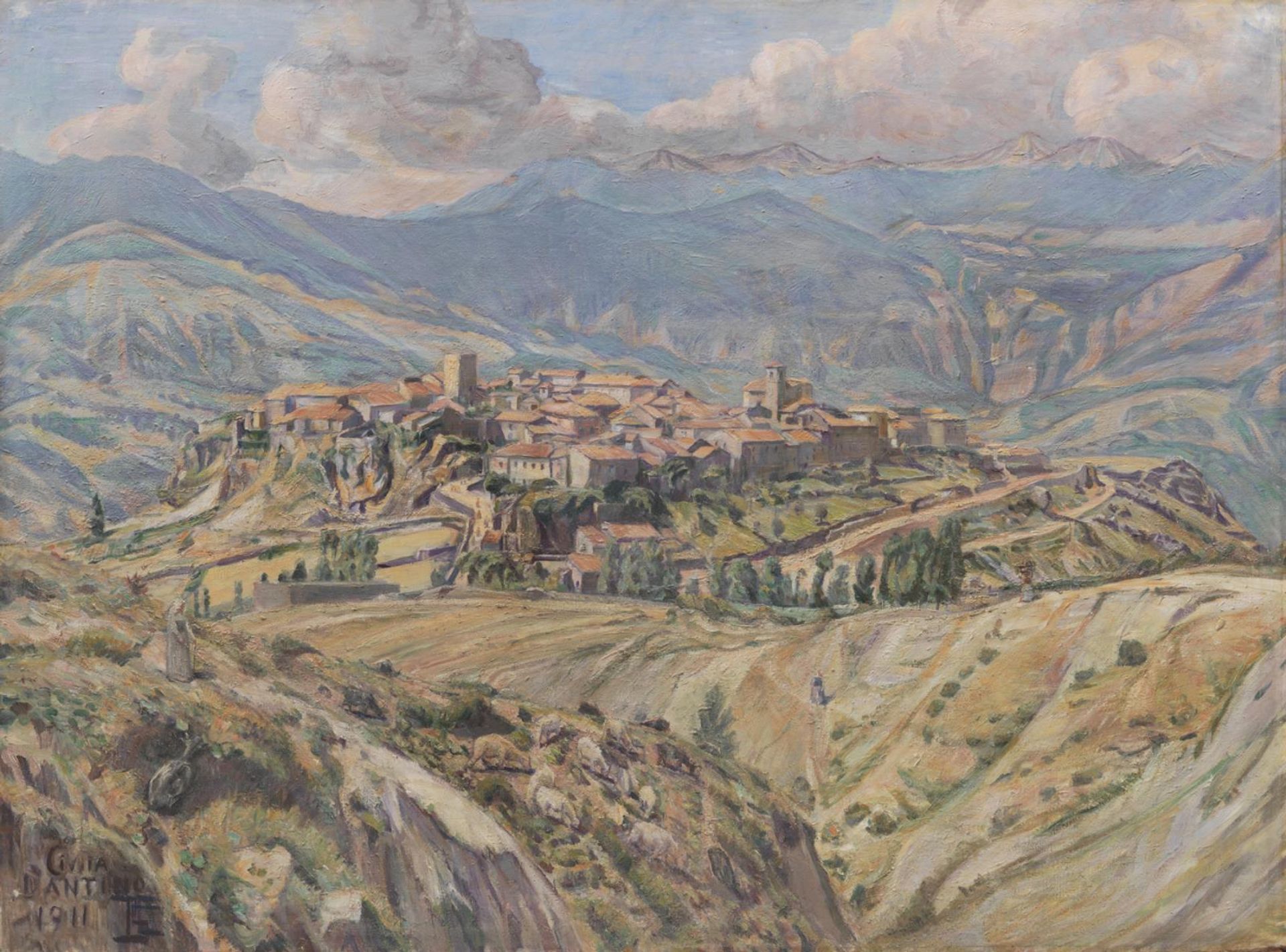 Cività d'Antino in the Abruzzi by Poul S. Christiansen