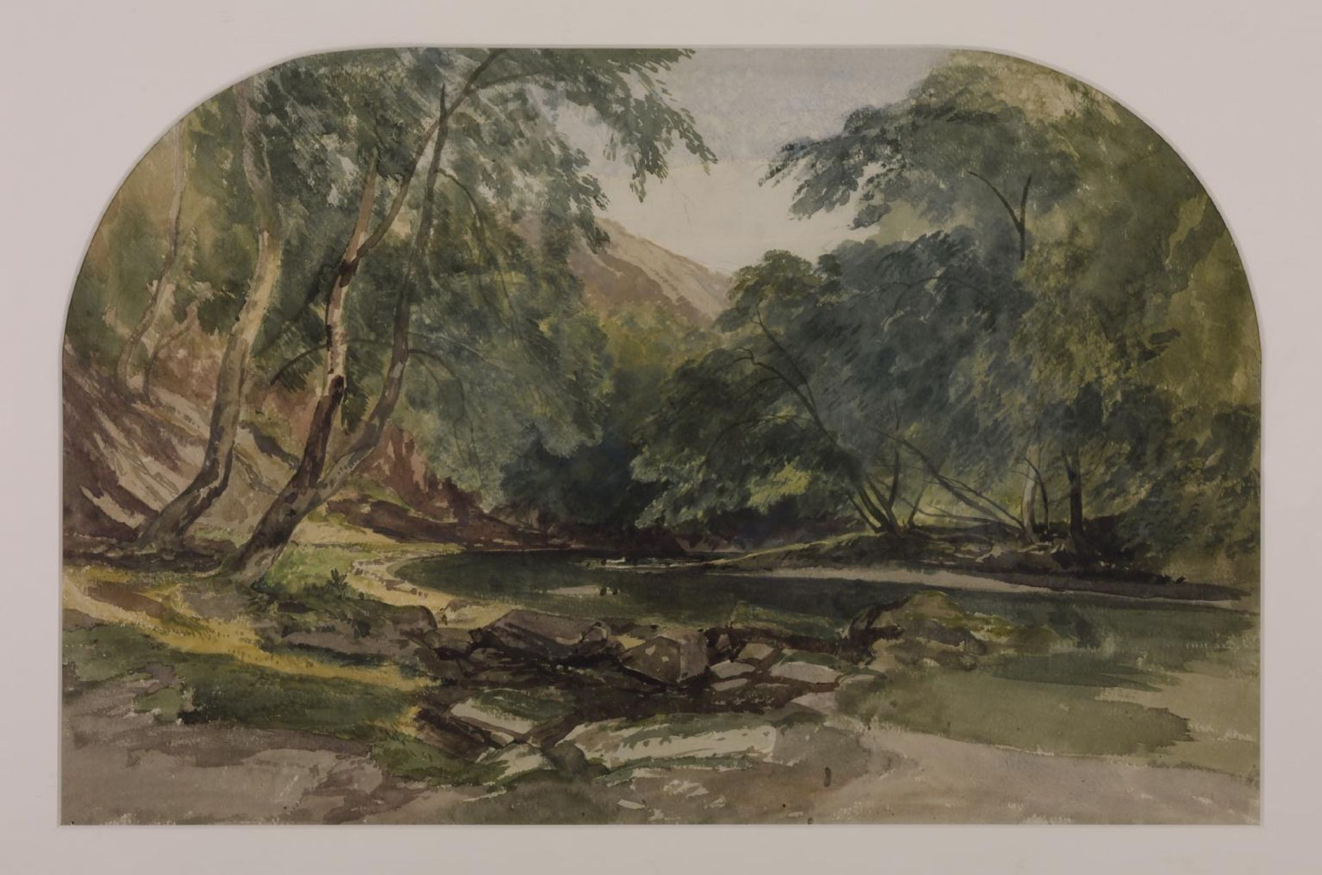 Lynmouth: A Bend of the River by  William James Müller