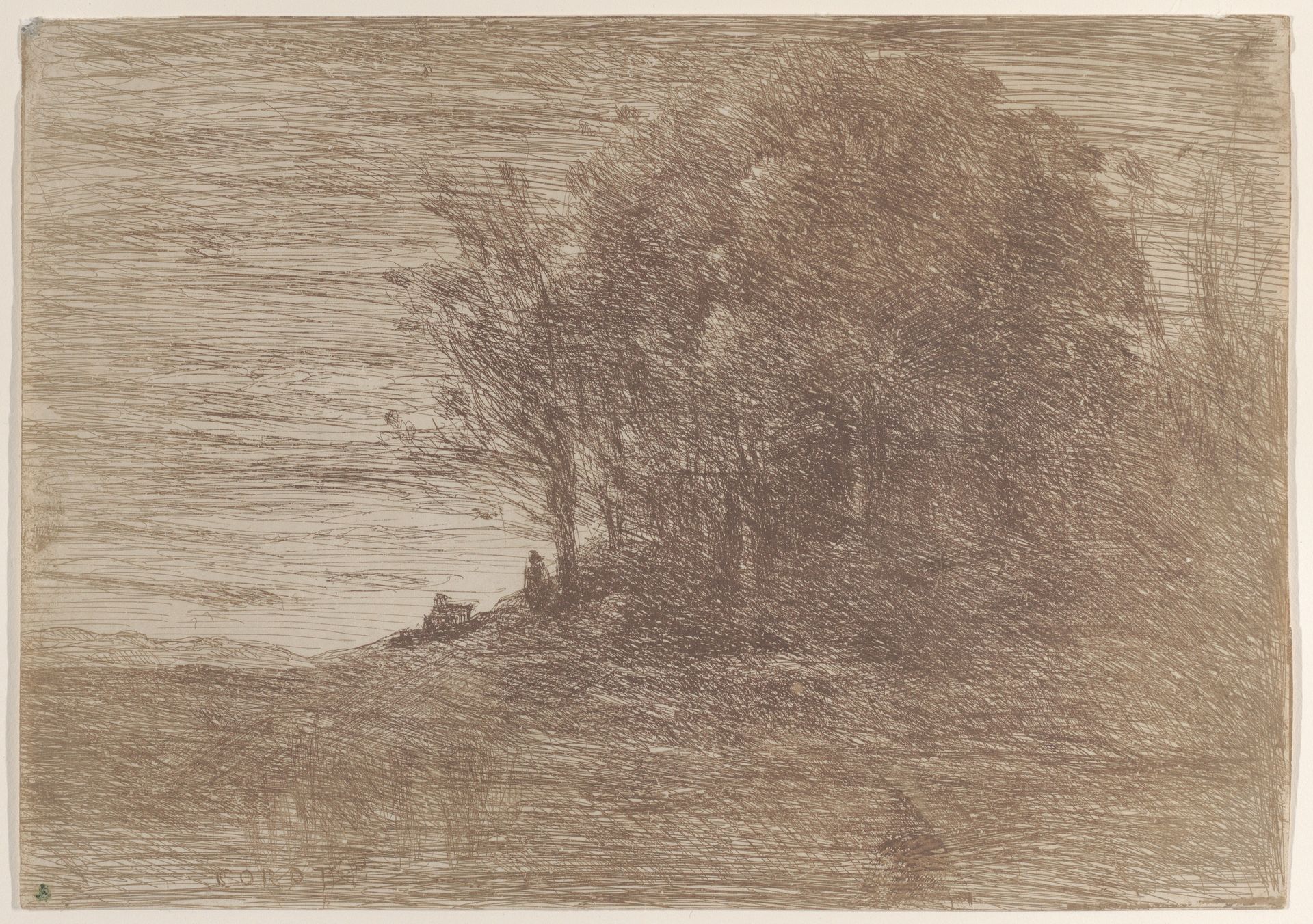 The Woods of the Hermit (Le Bois de l'ermite) by Camille Corot