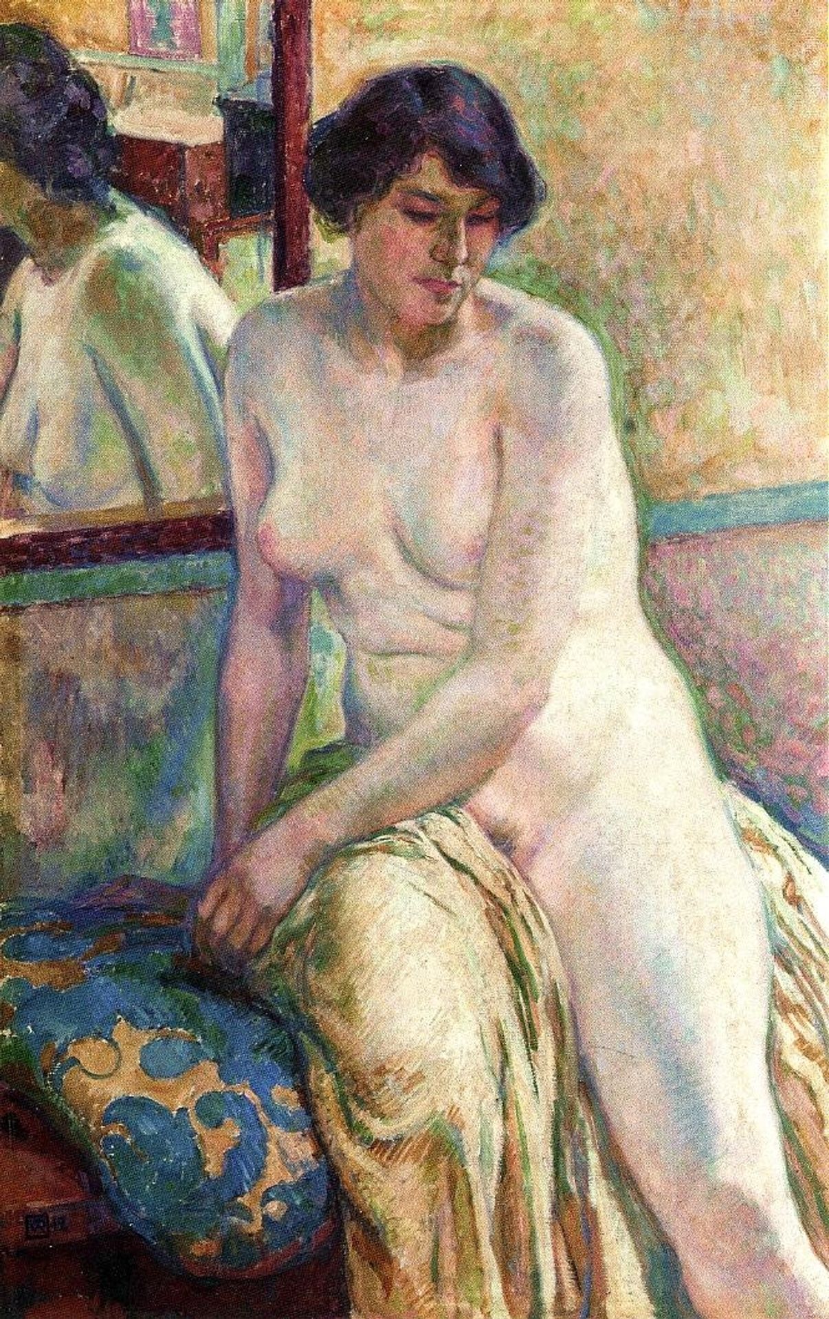 Venetian Woman (Marcella) by Theo van Rysselberghe