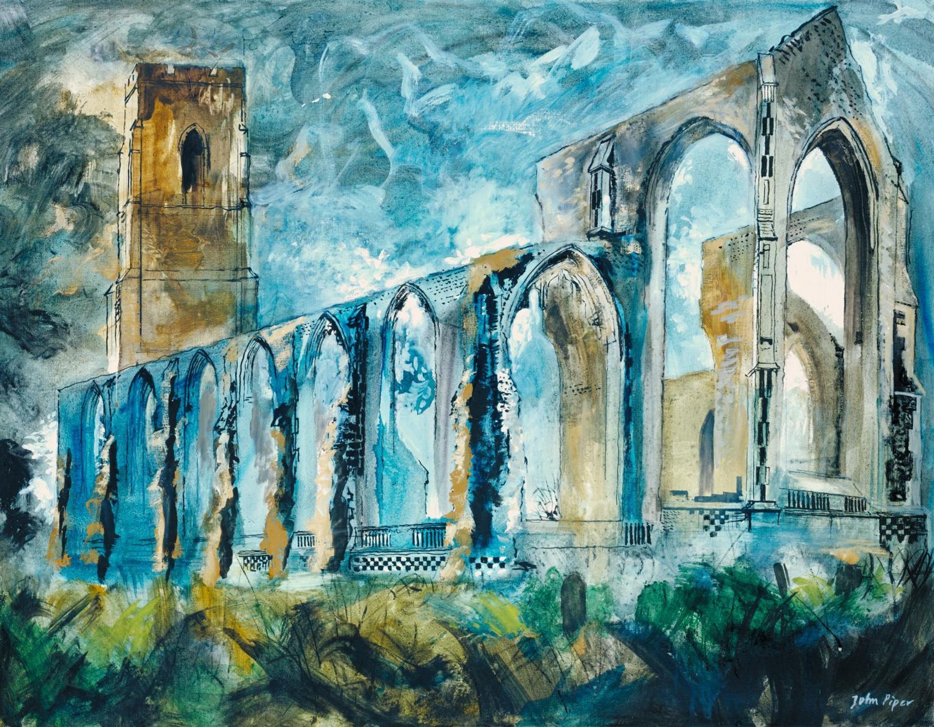 Covehithe Church by John Piper