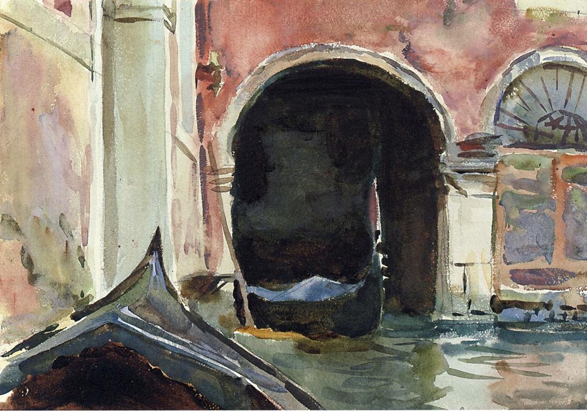 Venetian Canal - John Singer Sargent | Artera | AskArtera