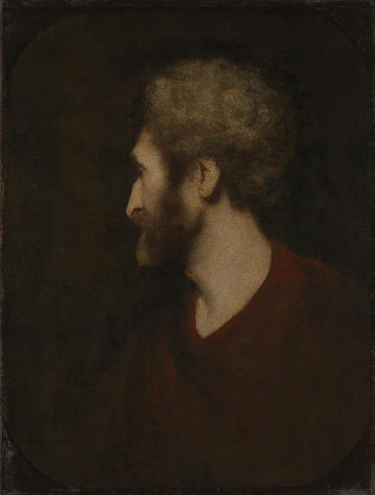 A Man’s Head by  Sir Joshua Reynolds