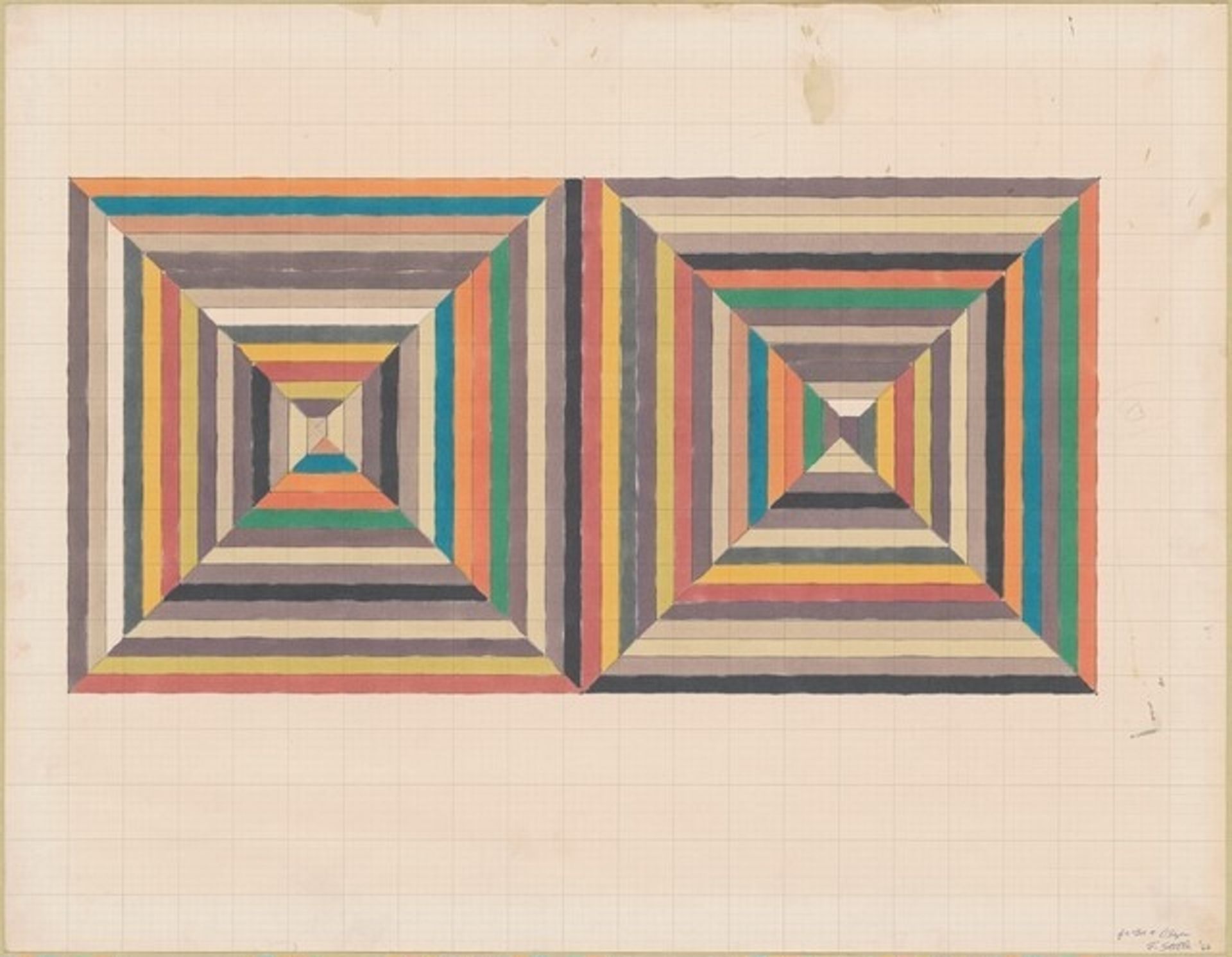 Double Maze by Frank Stella
