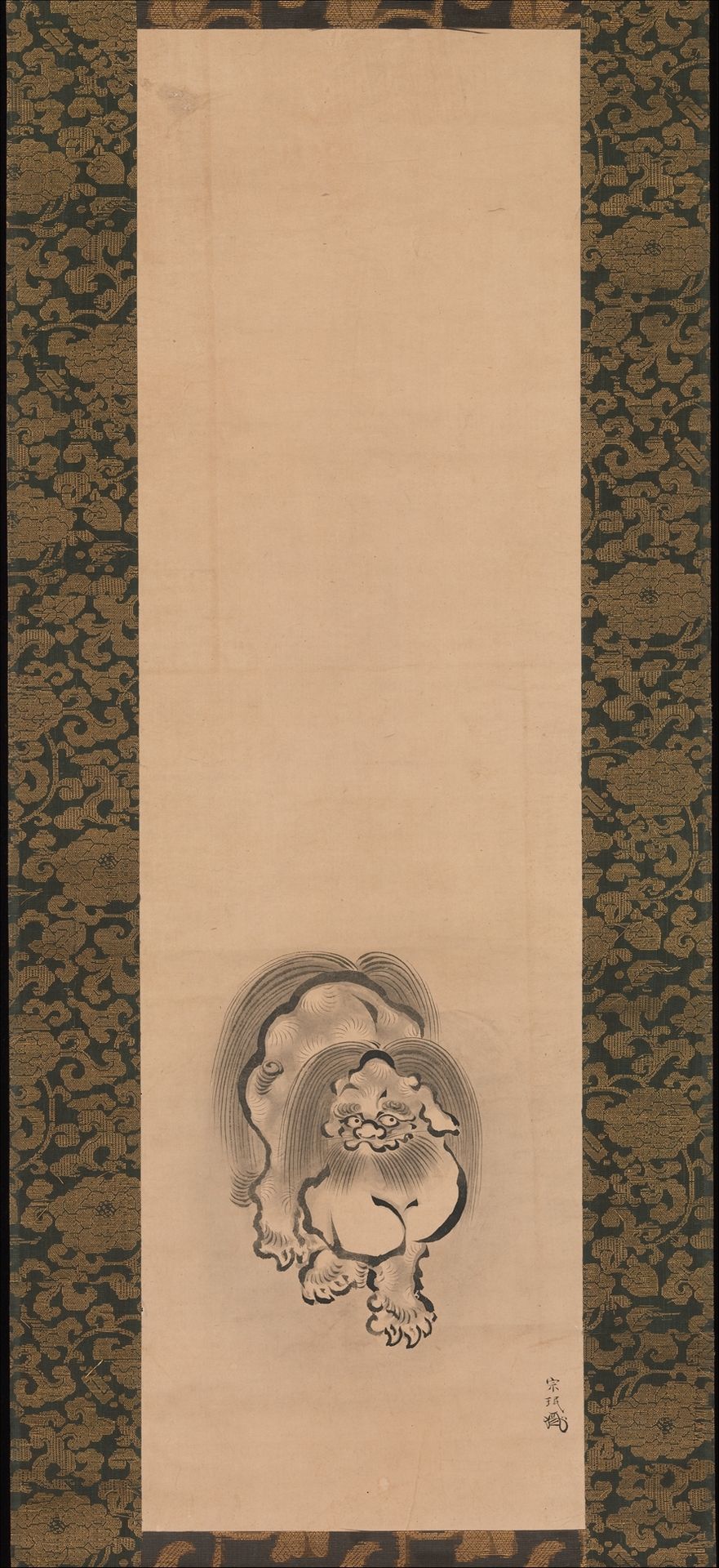 Chinese Lion by Yokoya Sōmin