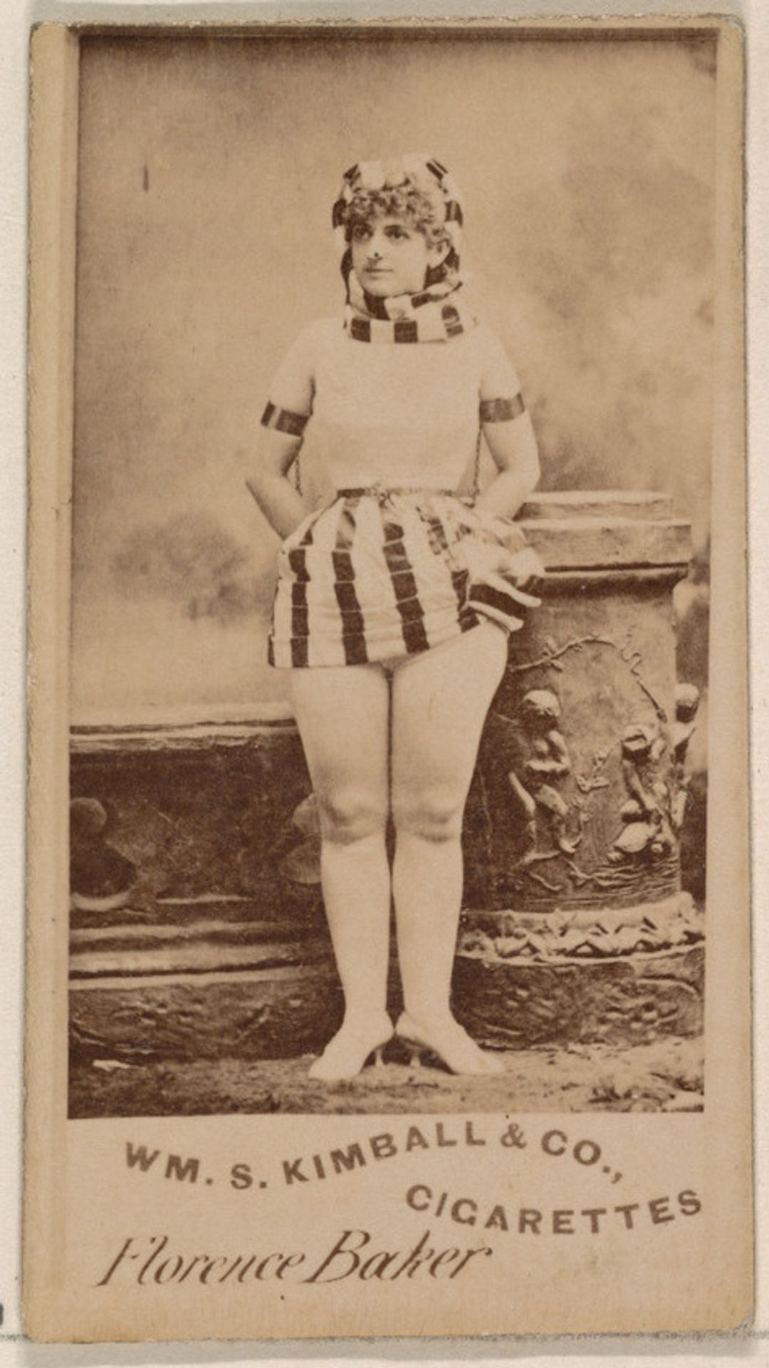 Florence Baker, from the Actresses series (N203) issued by Wm. S. Kimball & Co. by William S. Kimball & Company