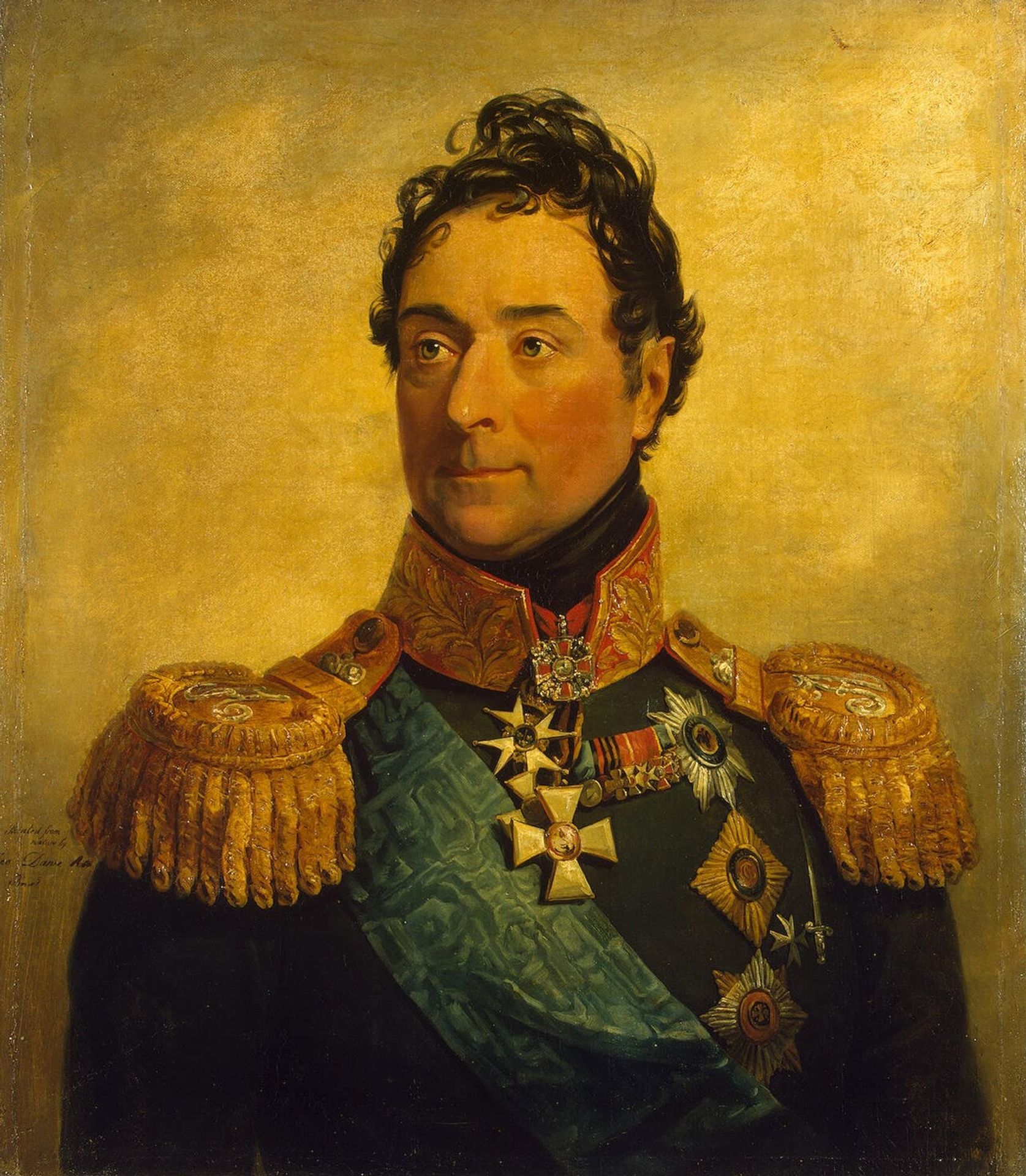 Portrait of Alexander F. Langeron by George Dawe