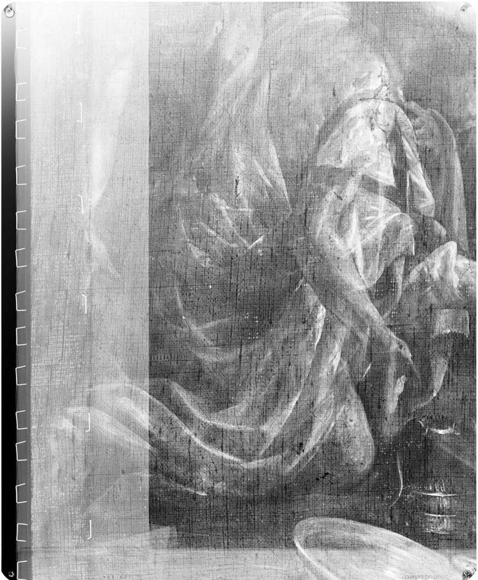 X-radiograph(s) of "Generosity of Scipio" by Artist of original: (?) Massimo Stanzione