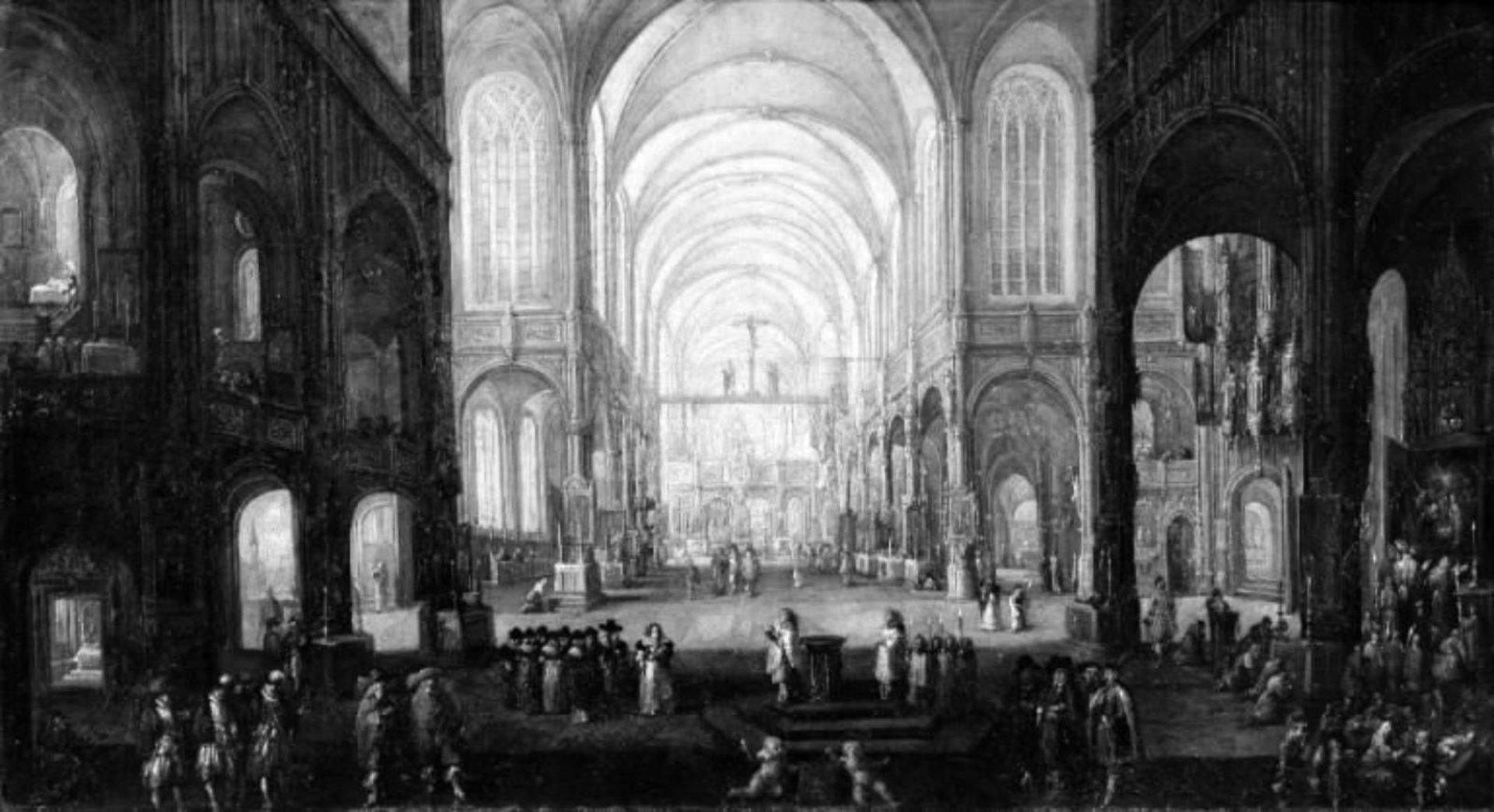 Baptism in a Church by Bartholomäus Miltwitz