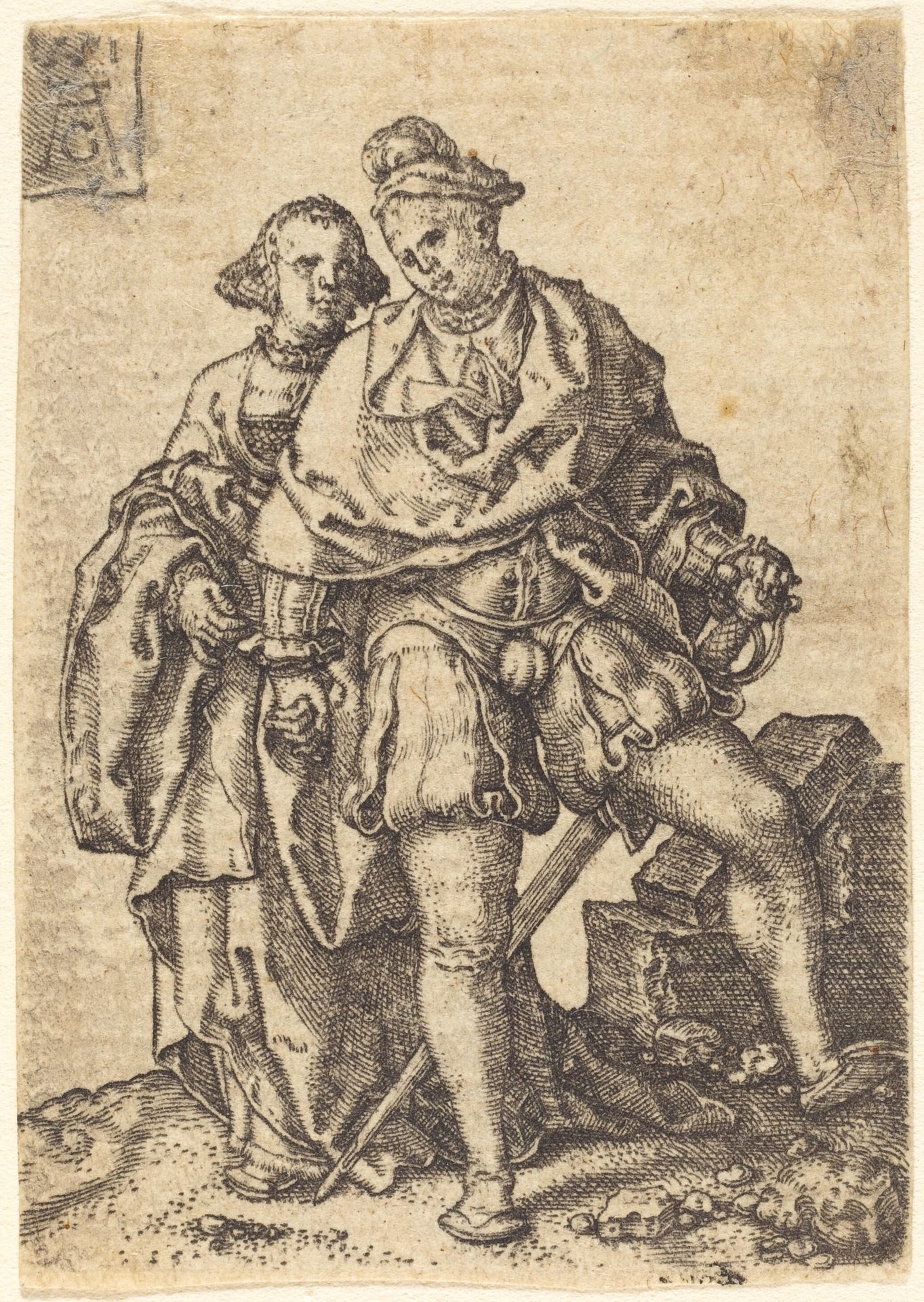 Dancing Couple by Heinrich Aldegrever