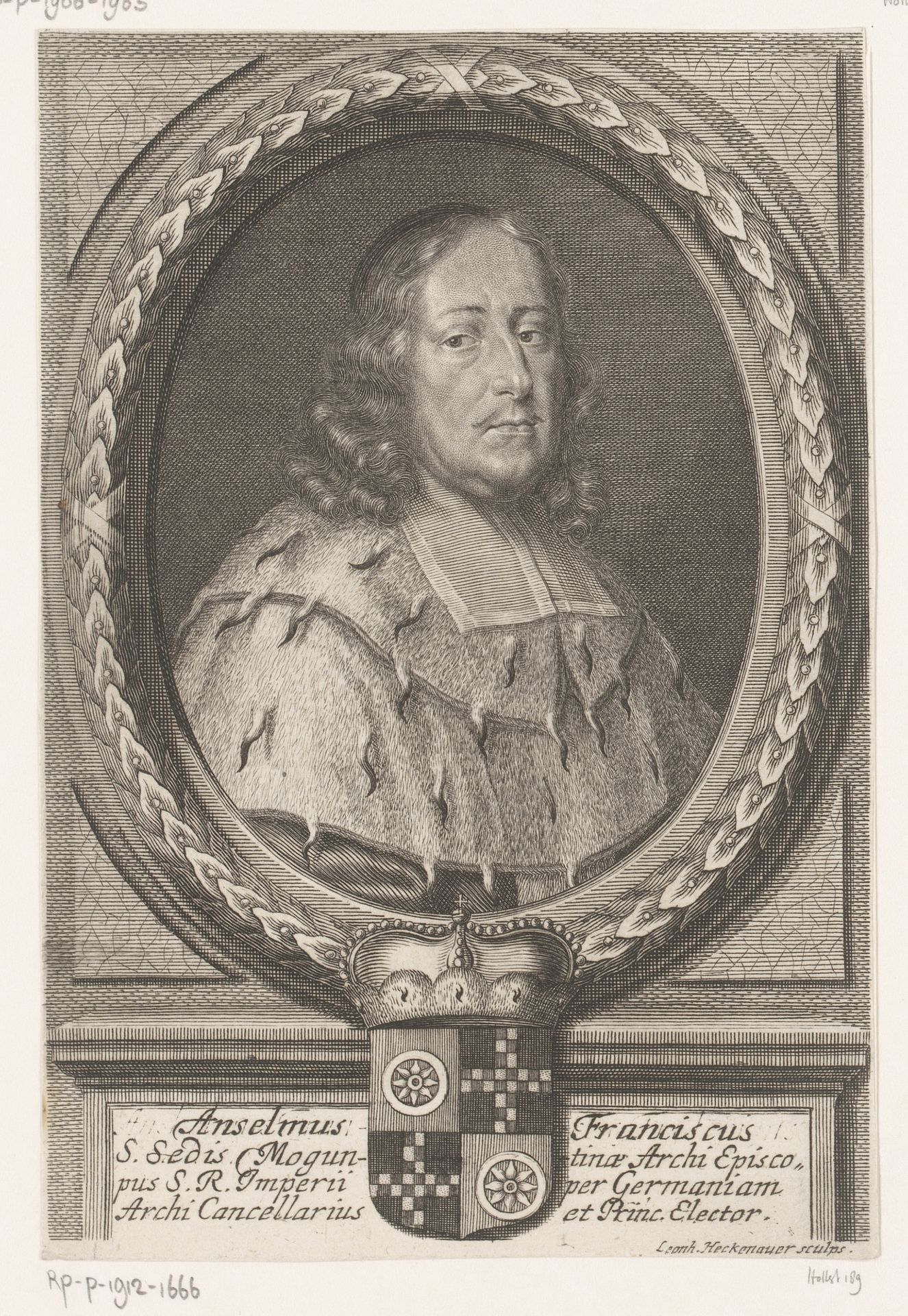 Portret van Anselm Franz von Ingelheim by Leonhard Heckenauer