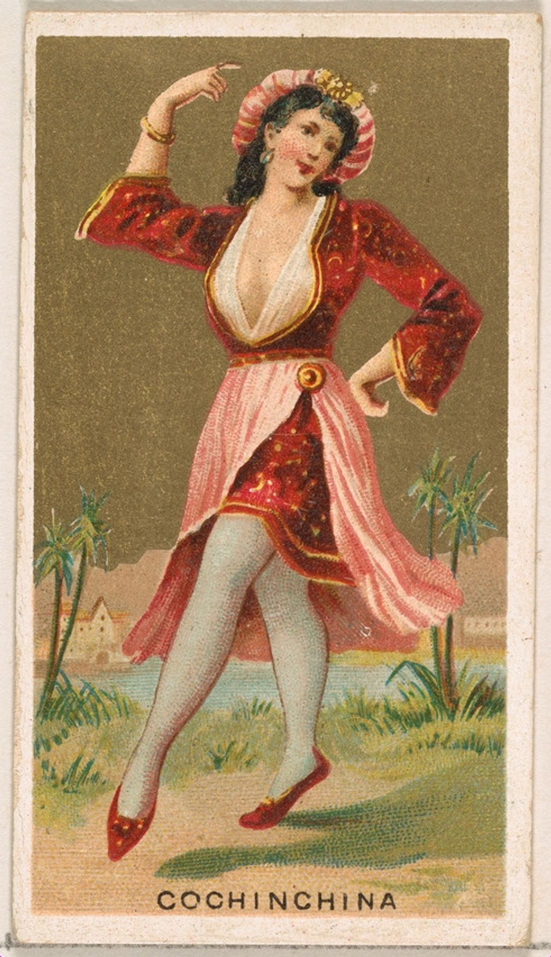 Cochinchina, from the Dancing Girls of the World series (N185) issued by Wm. S. Kimball & Co. by William S. Kimball & Company
