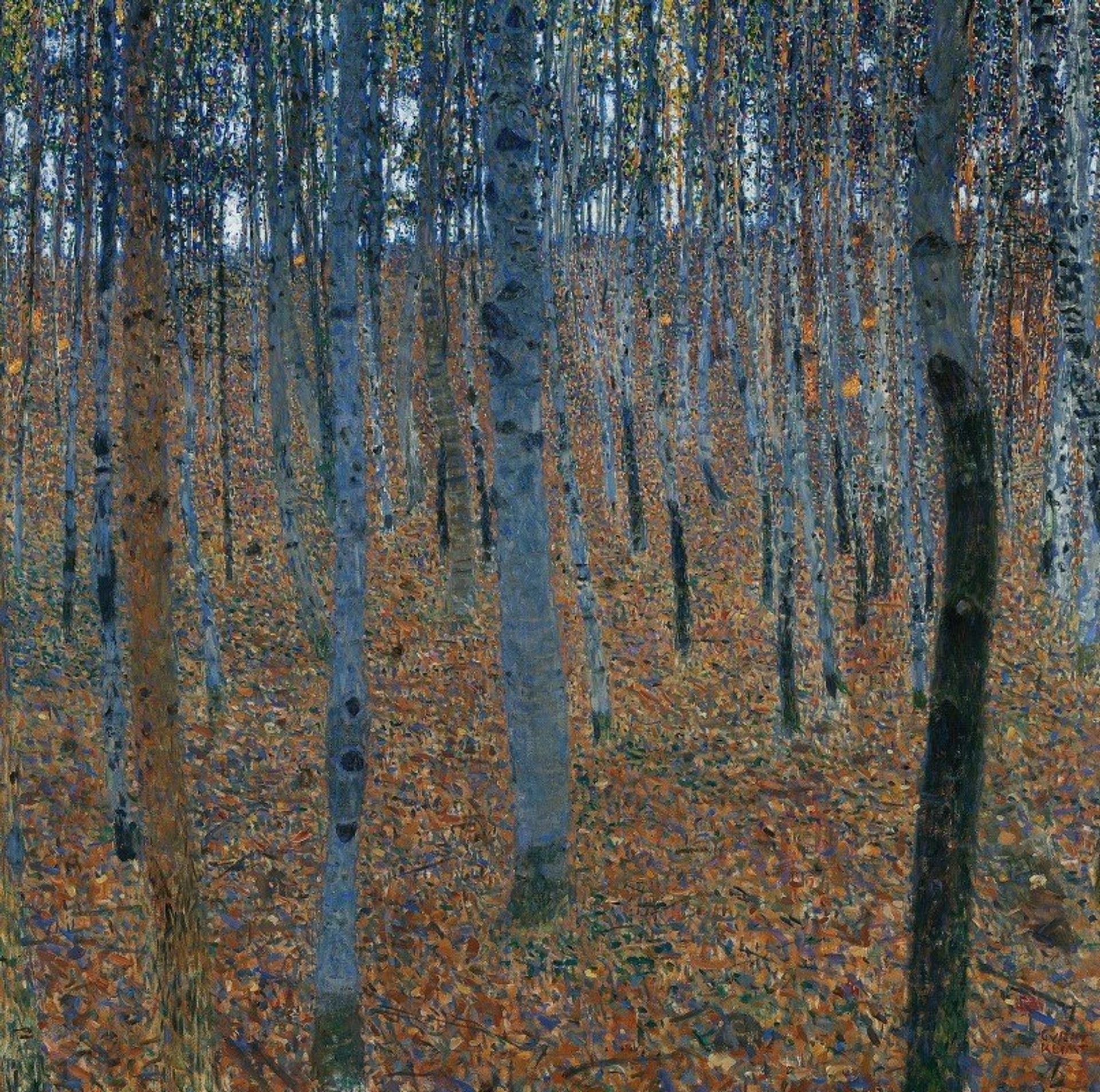 Beech Grove I by Gustav Klimt