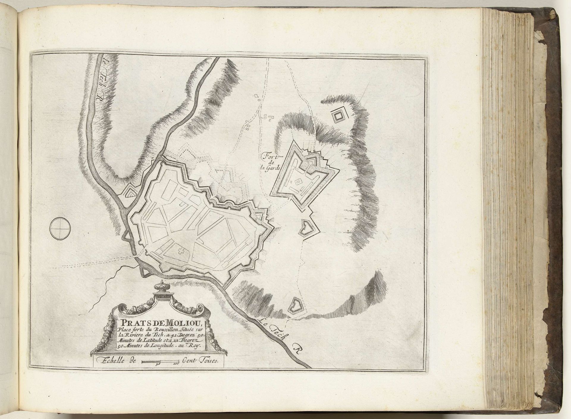 Plattegrond van Prats-de-Mollo-la-Preste, ca. 1693-1696 by Anonymous
