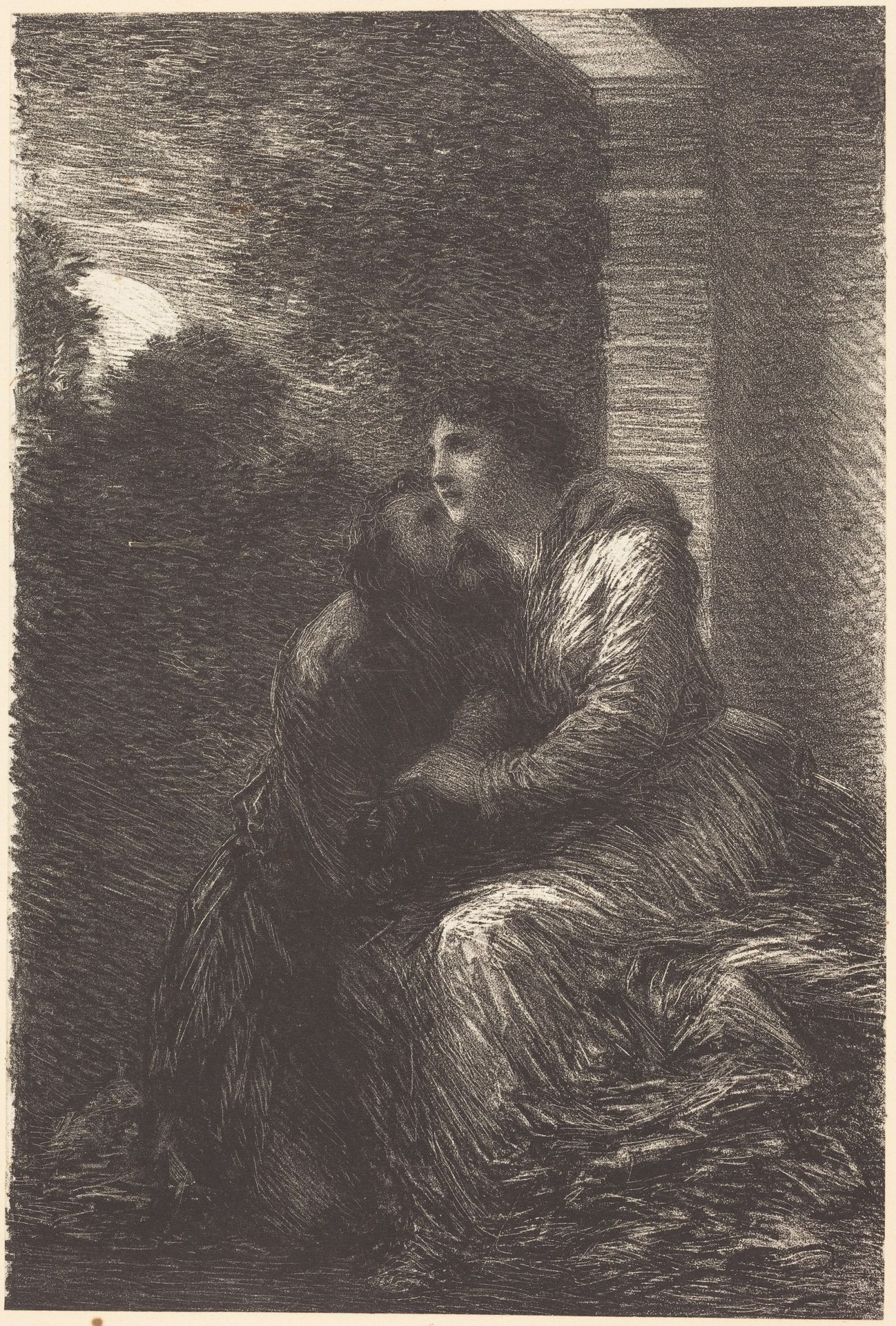 Love Scene from Act III of "Lohengrin" by Henri Fantin-Latour