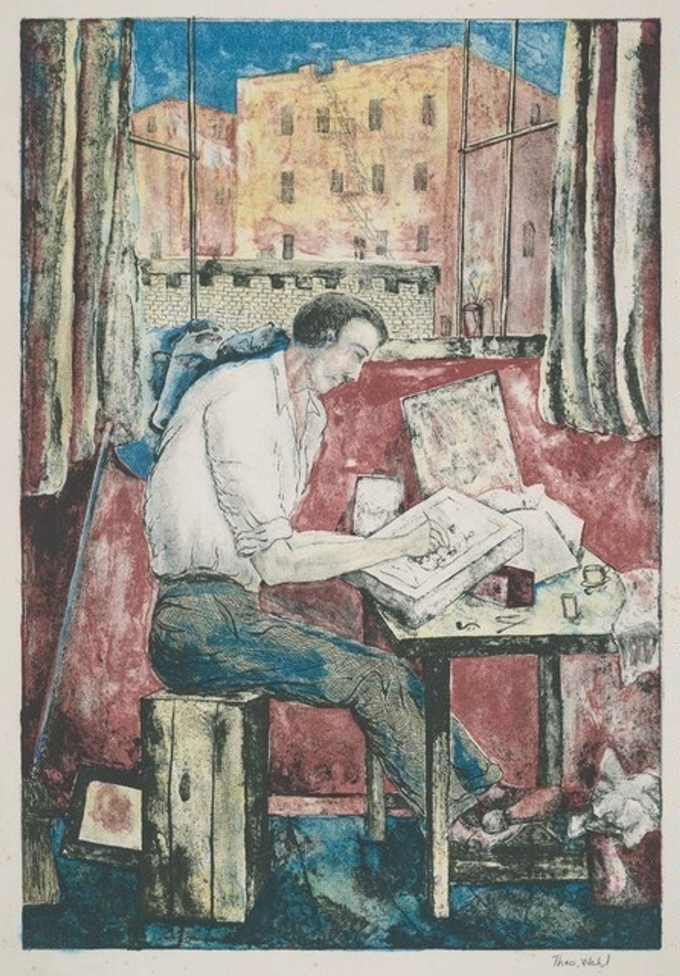 Untitled (Self-Portrait) by Theodore Wahl
