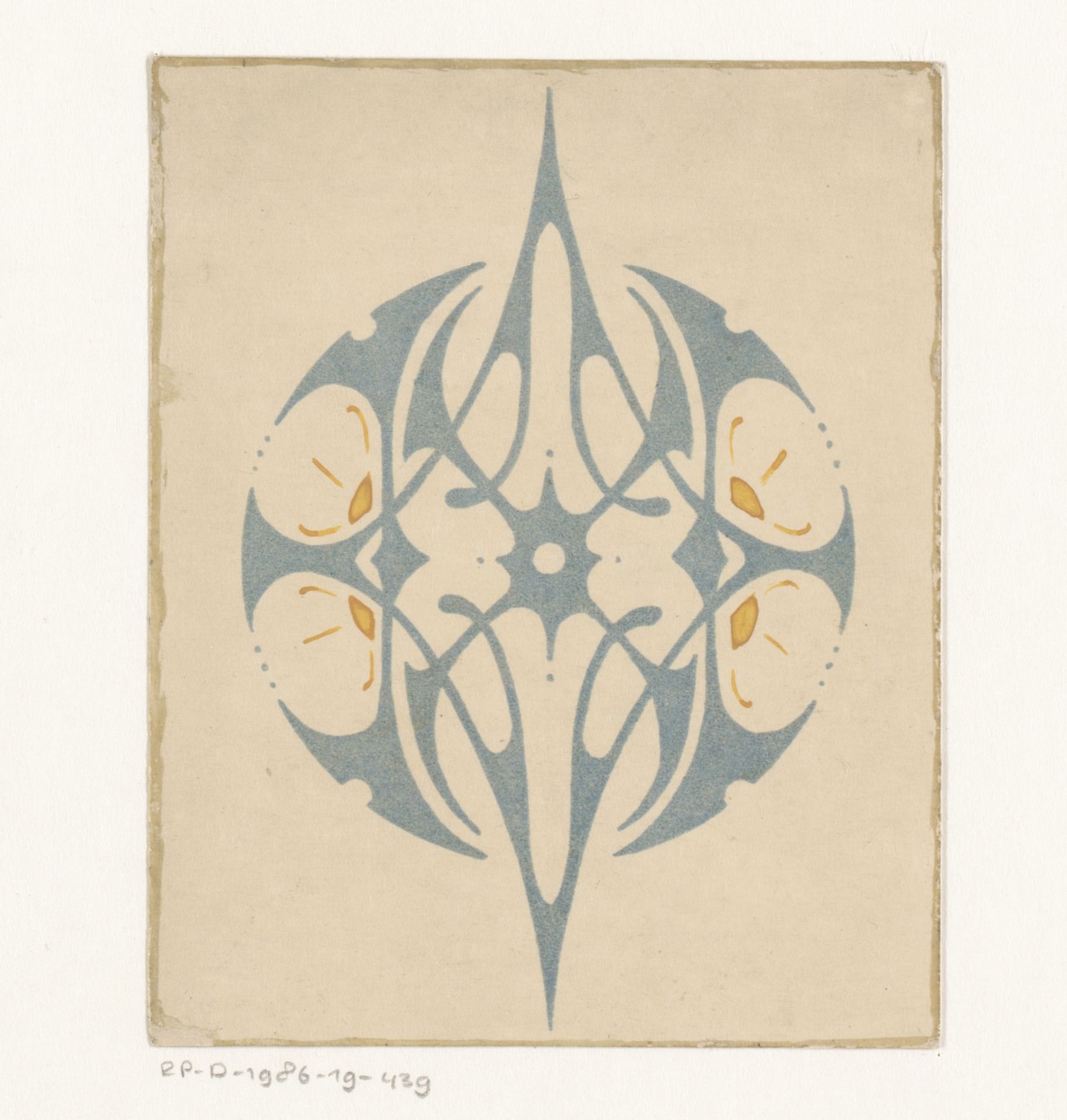 Cirkelvormig ornament by Reinier Willem Petrus de (1874-1952) Vries