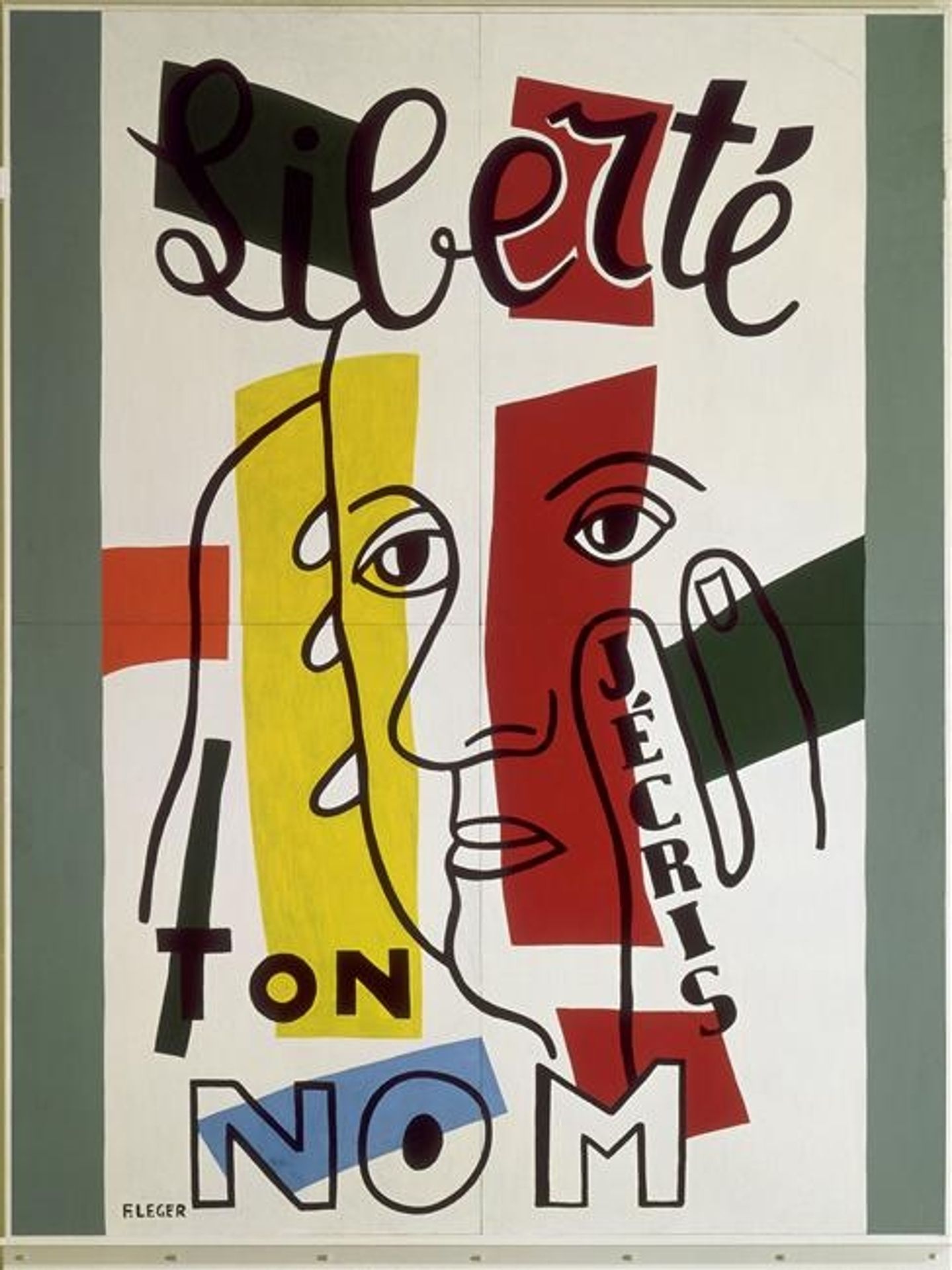 Freedom, I write your name by Fernand Léger