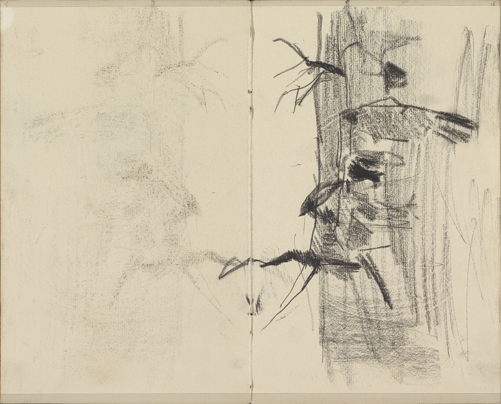 Landschap met koeien en een figuur by George Hendrik Breitner
