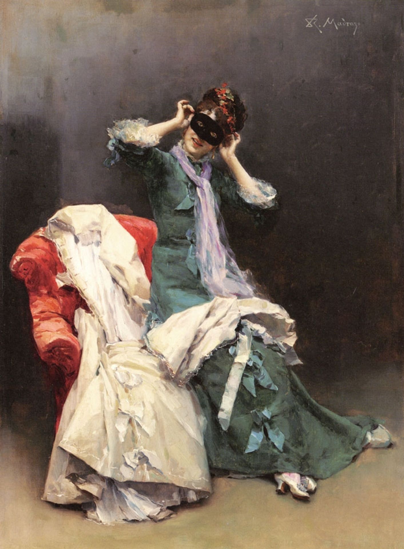 Preparing for the Costume Ball by Raimundo de Madrazo