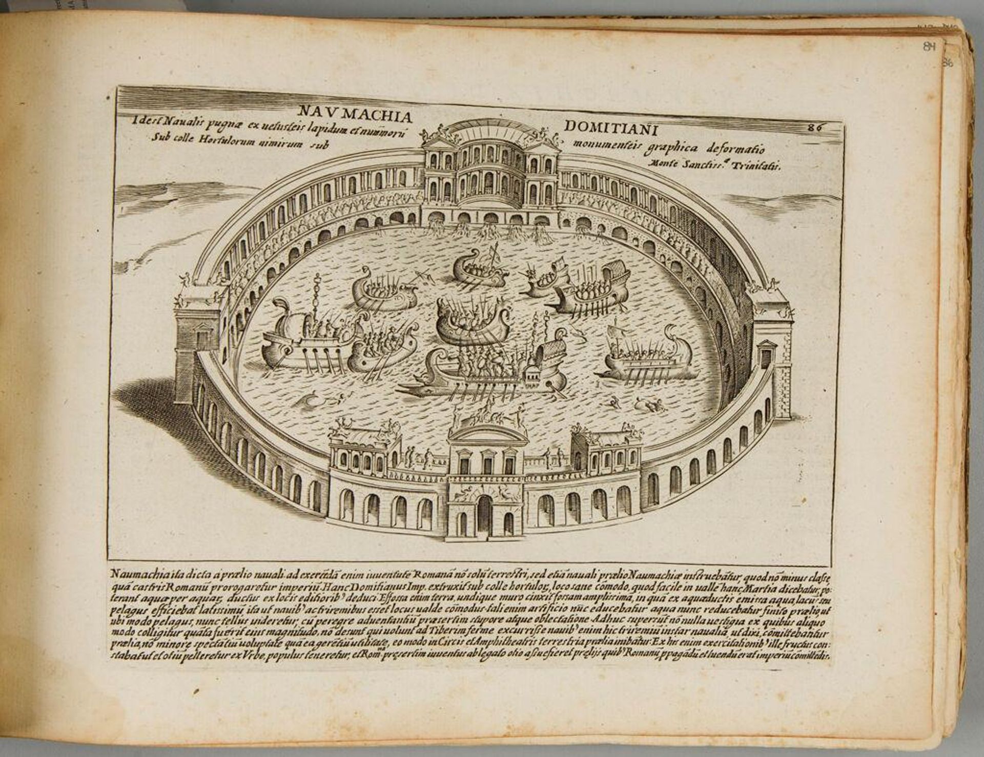 The Naumachia of Domitian by Giacomo Lauro
