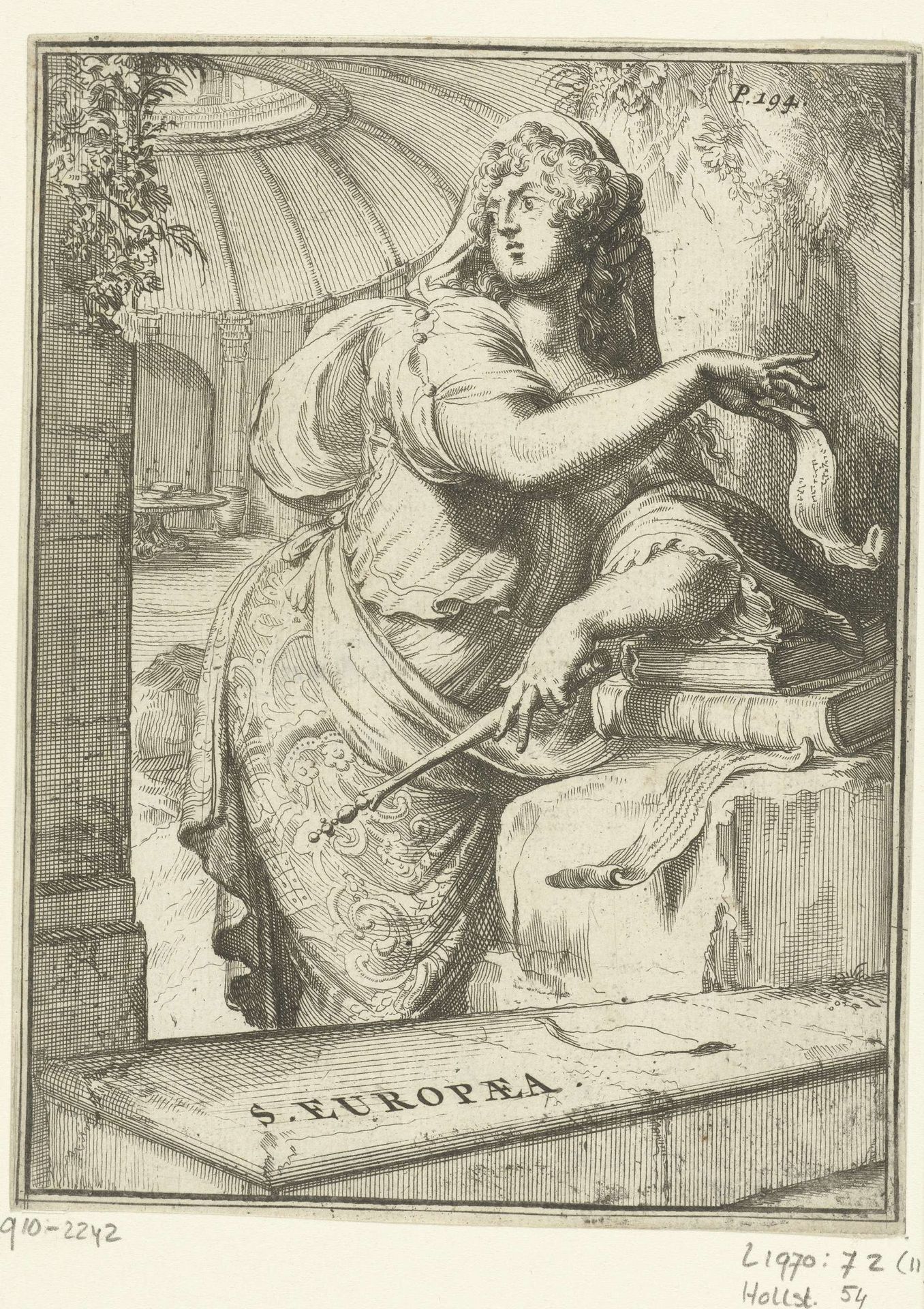 Europese sibille by Romeyn de Hooghe