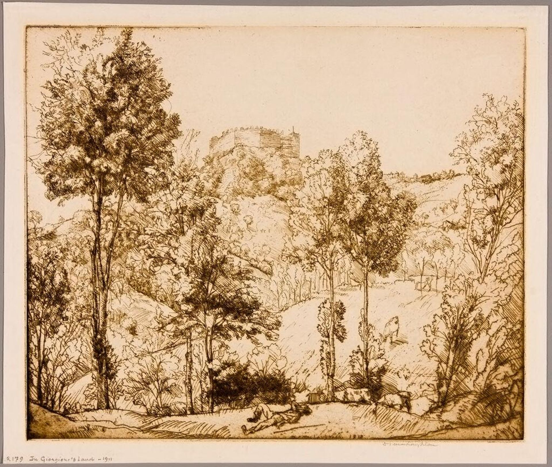 In Giorgione's land by Donald Shaw MacLaughlan
