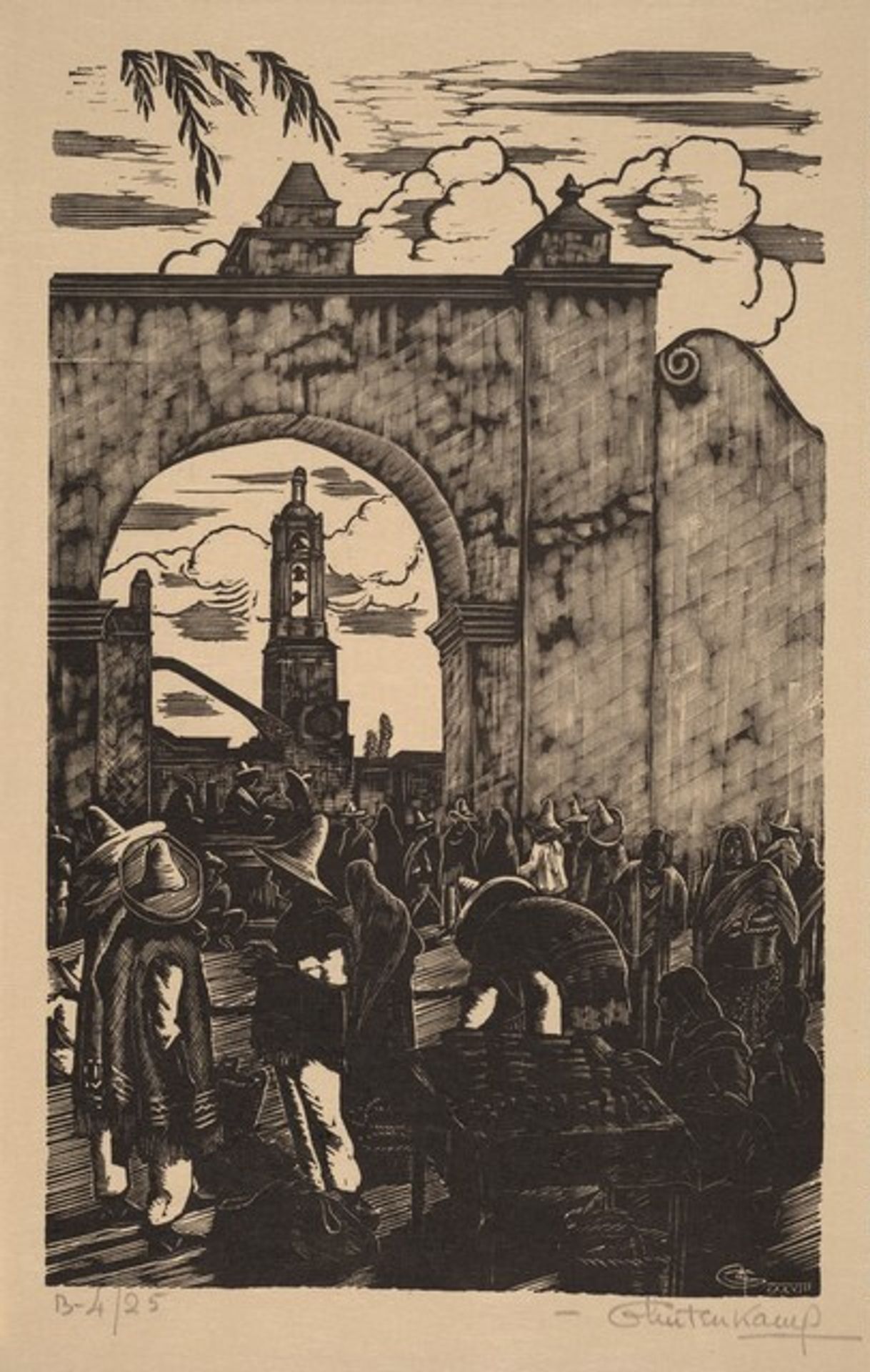 Market Place Mexico by Henry J. Glintenkamp
