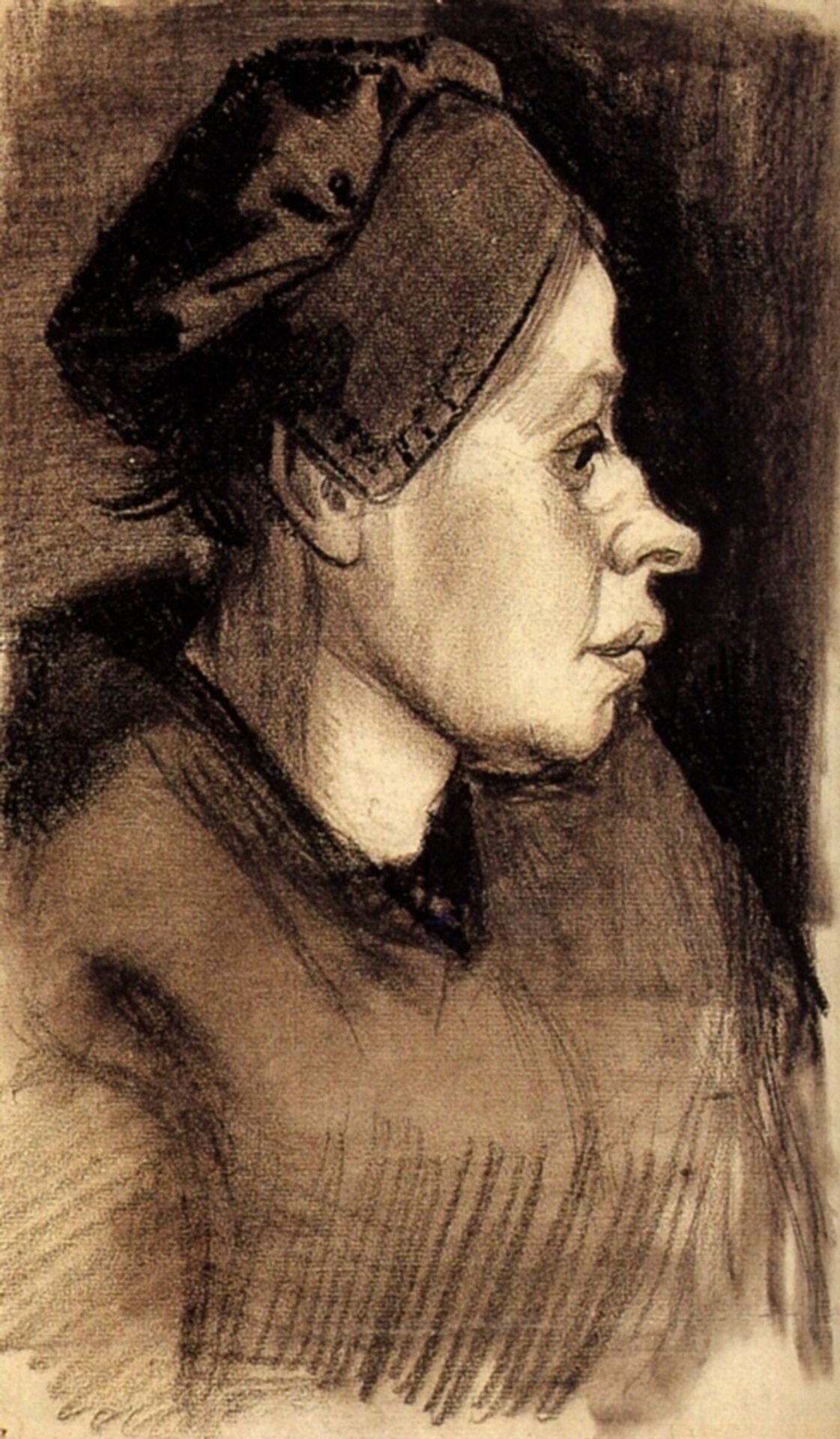 Head of a Woman by Vincent van Gogh