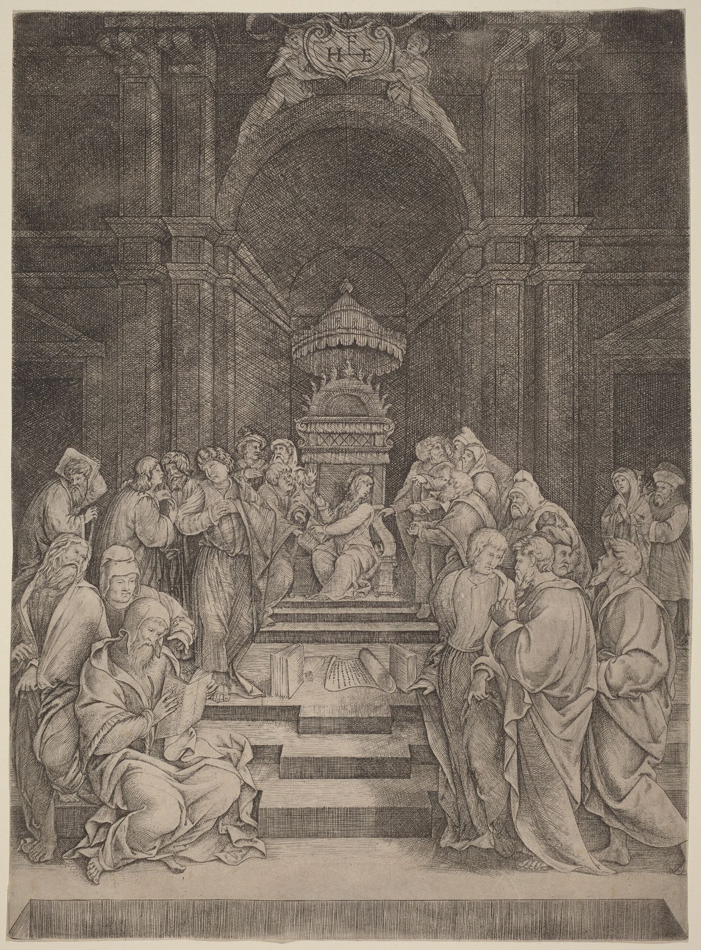 Christ Disputing with the Doctors by Master HFE