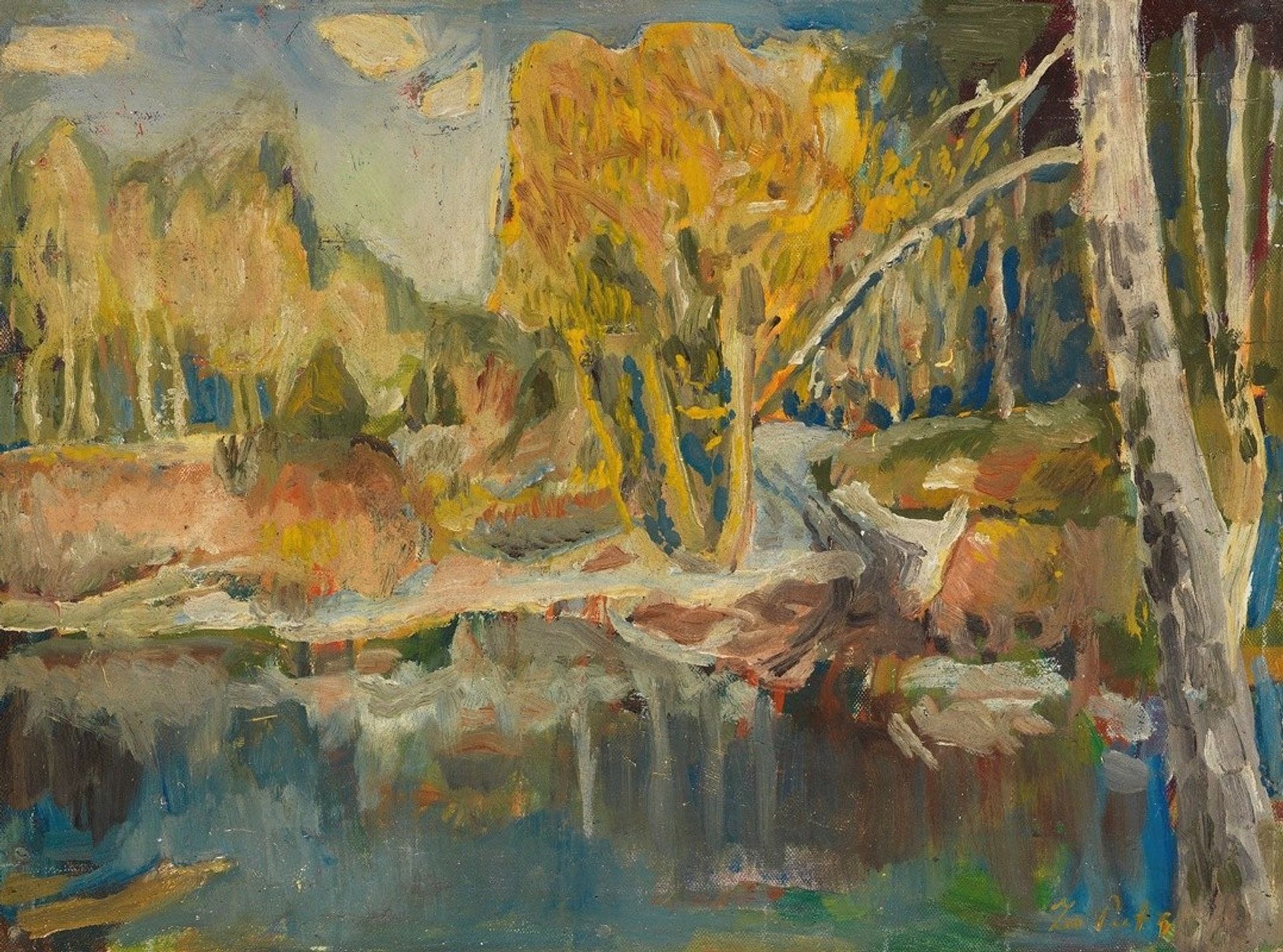 Landschaft by Leo Putz