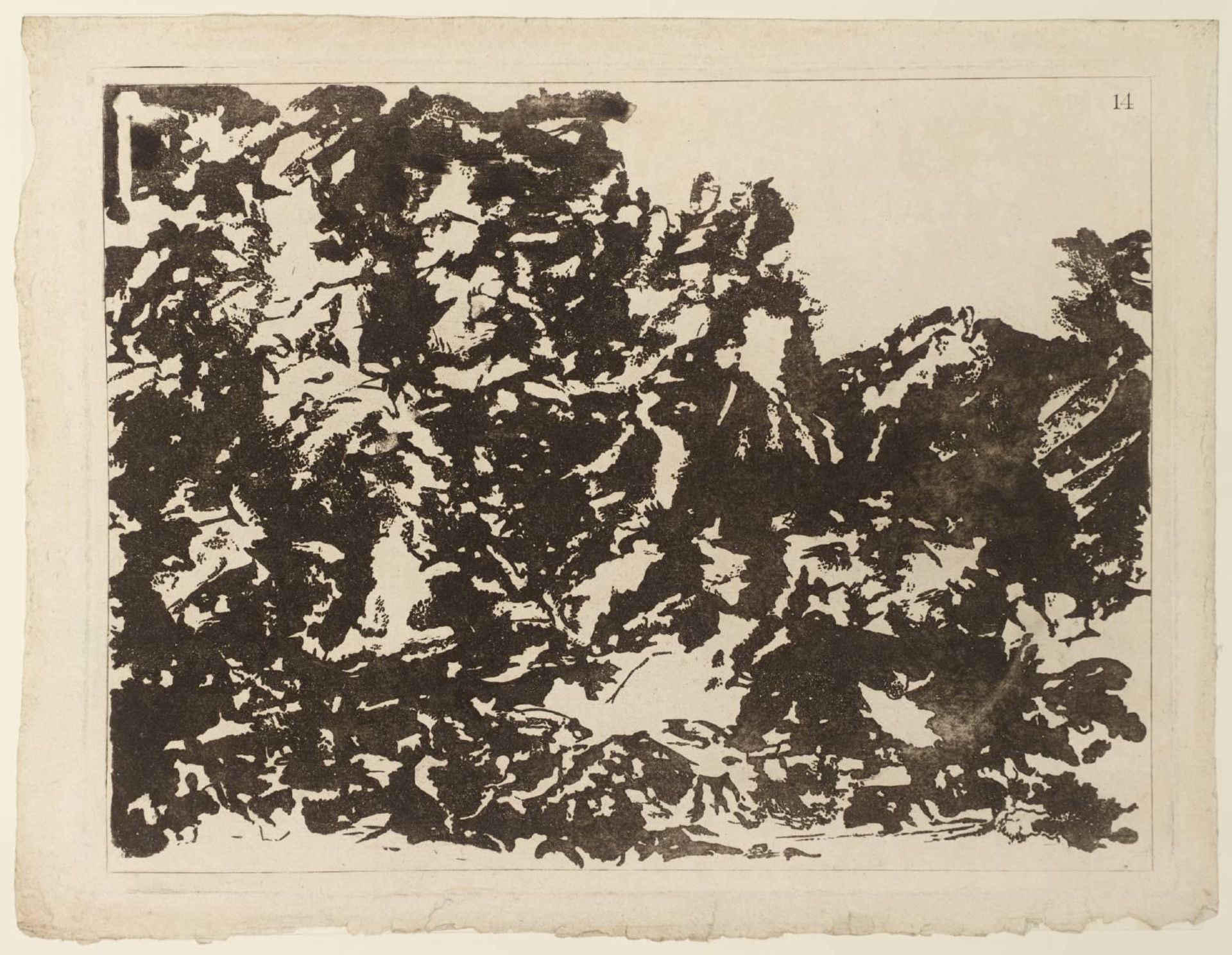 14. A Close or Confined Scene, with Little or No Sky by Alexander Cozens