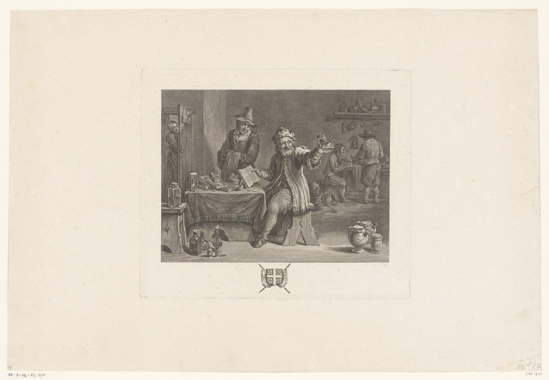 Alchemist by Jacques Philippe Le Bas
