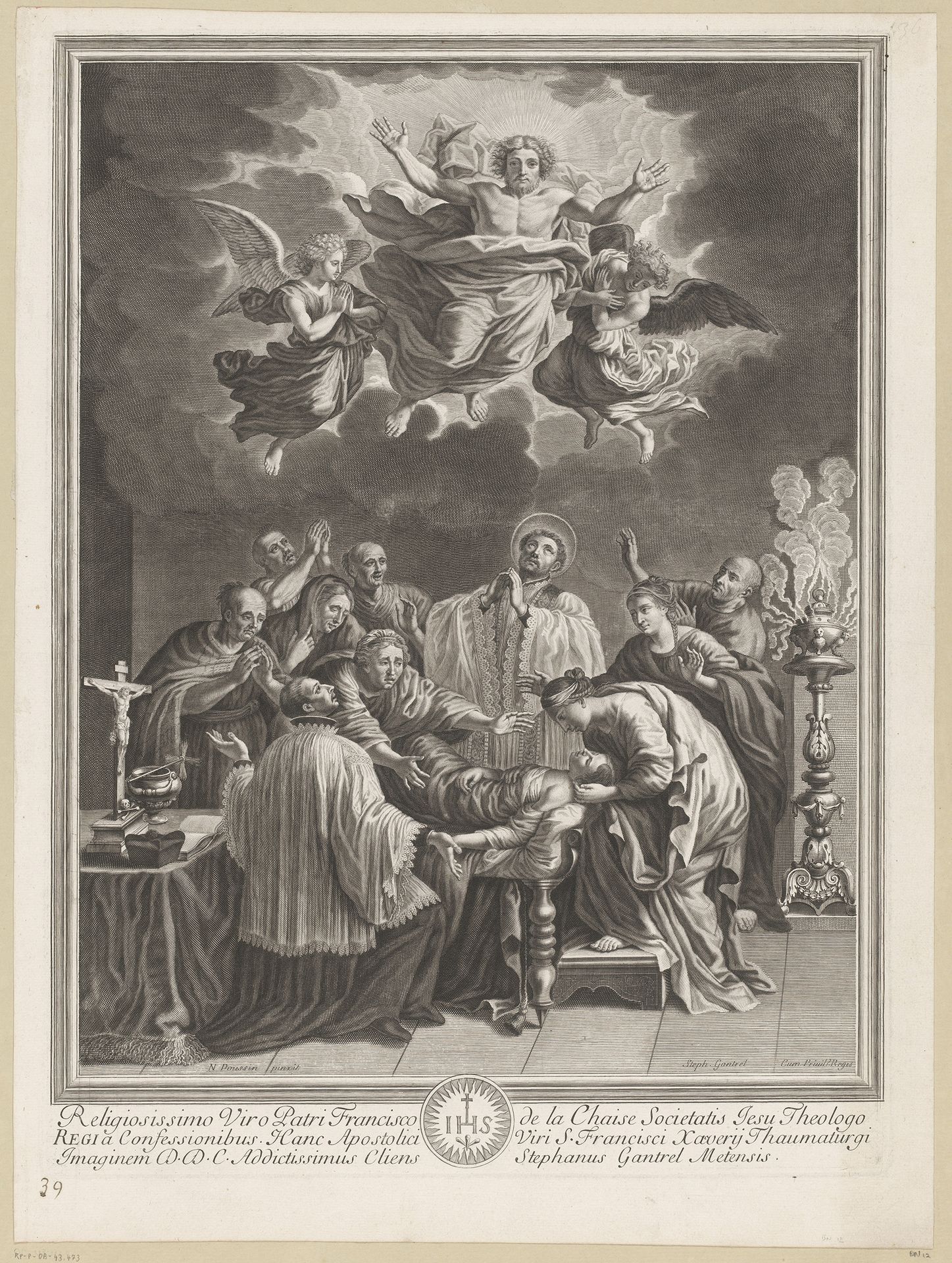 Mirakel van de heilige Franciscus Xavier by Étienne Gantrel