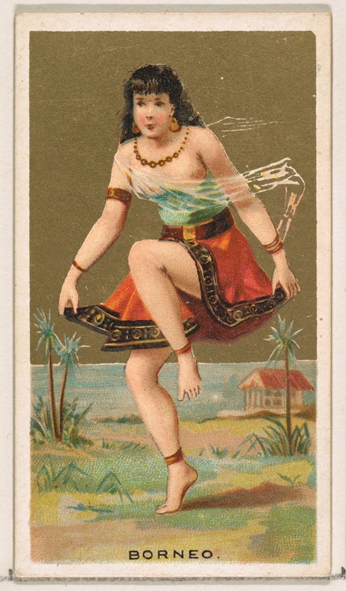 Borneo, from the Dancing Girls of the World series (N185) issued by Wm. S. Kimball & Co. by William S. Kimball & Company