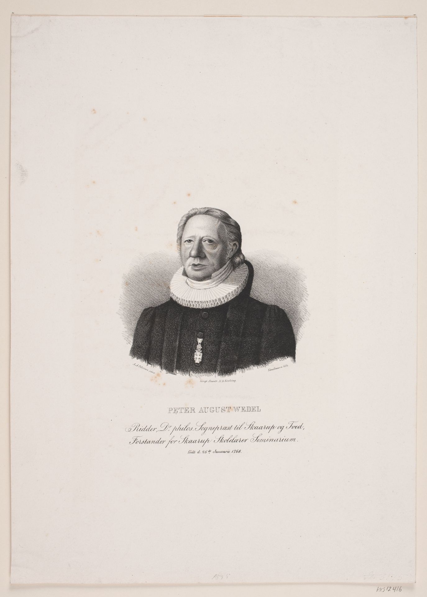 P. A. Wedel by Asmus Kaufmann