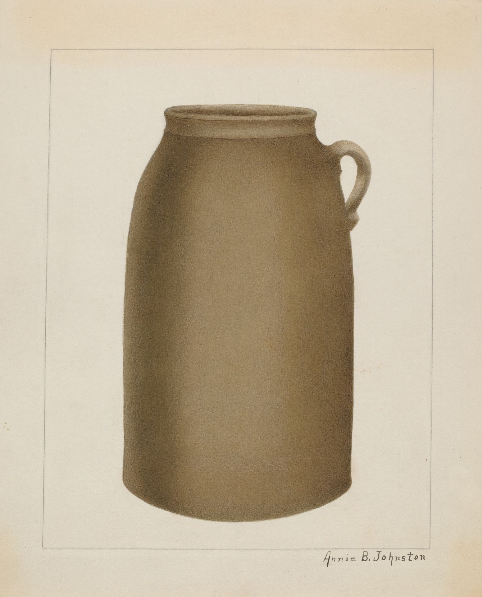 Stoneware Jar by Annie B. Johnston