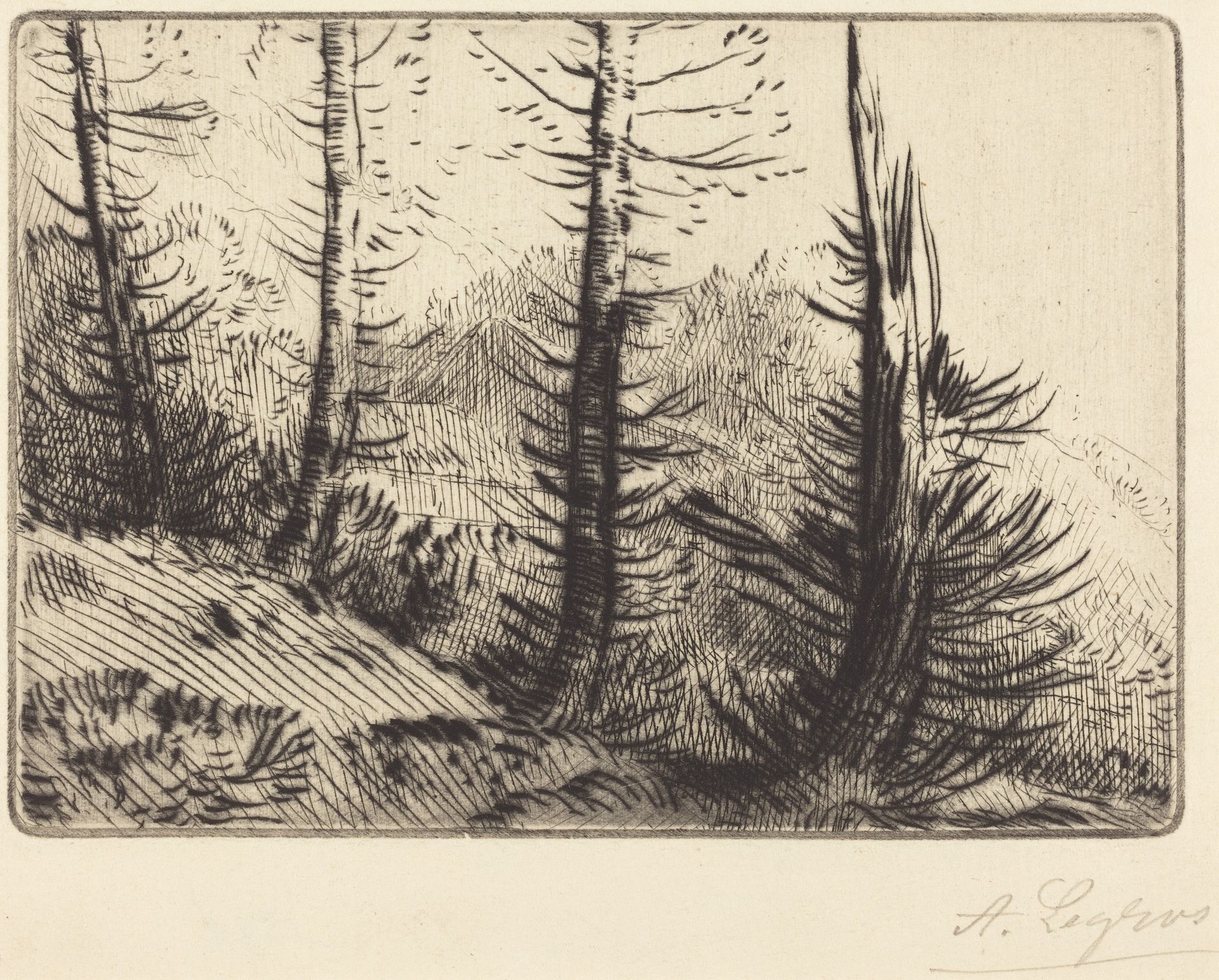 In the Pyrenees (Dans les Pyrenees) by Alphonse Legros