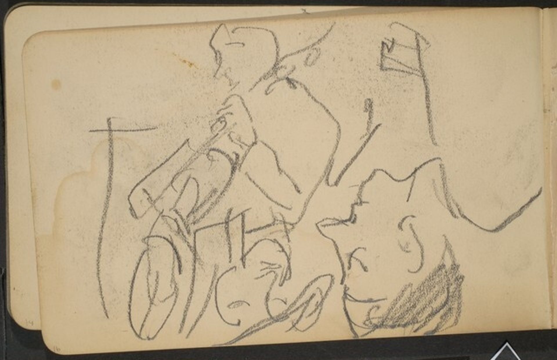 mehrere Figuren (Group Composition) [p. 16] by Max Beckmann