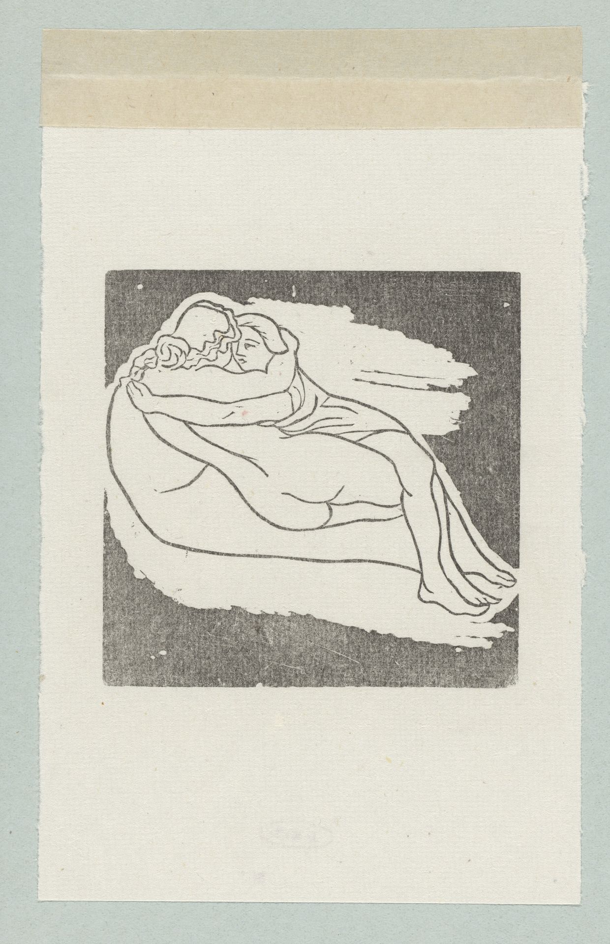 Daphnis en Chloë samen liggend by Aristide Maillol