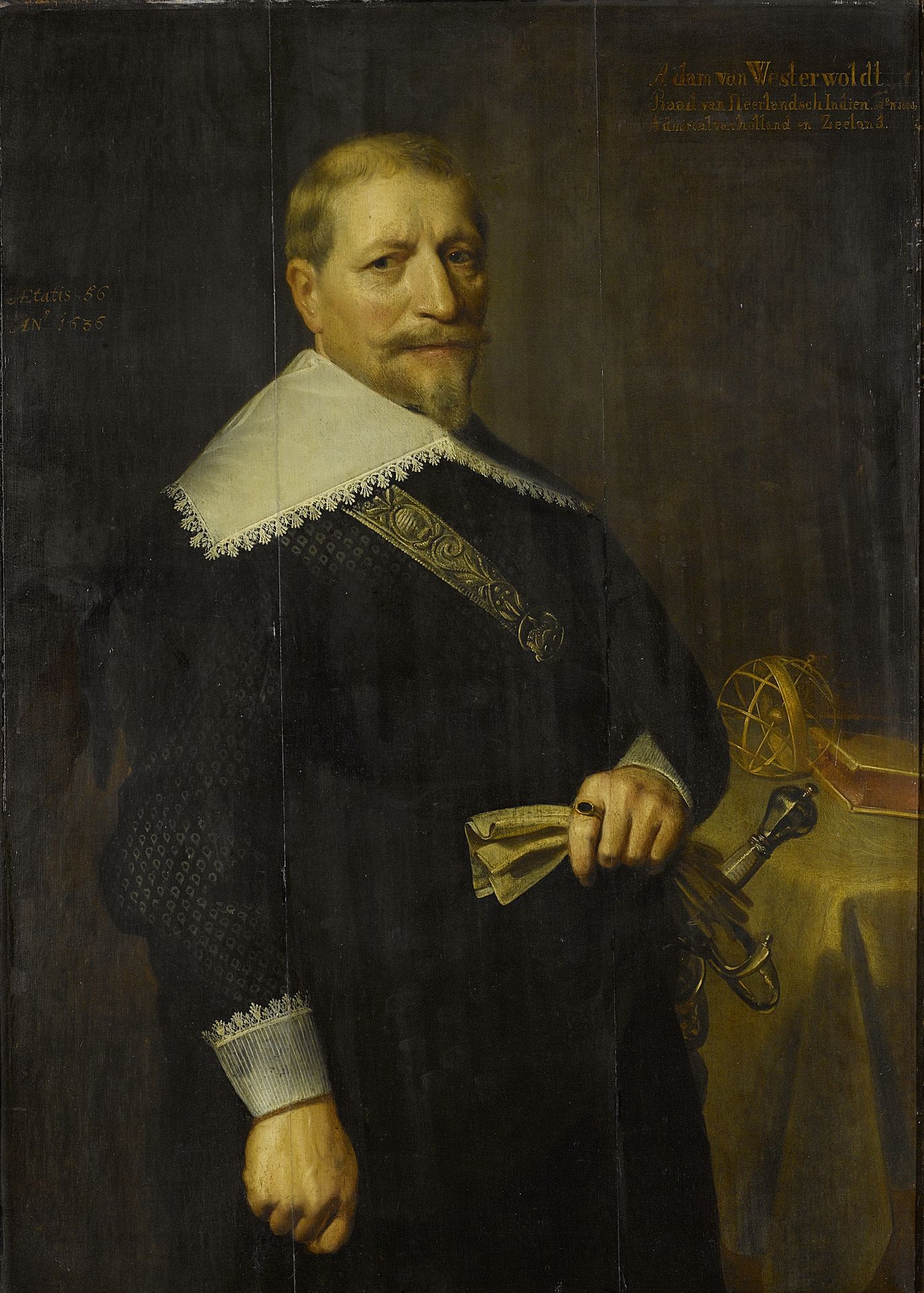 Portrait of Adam van Westerwolt (1580-1639) by Anonymous