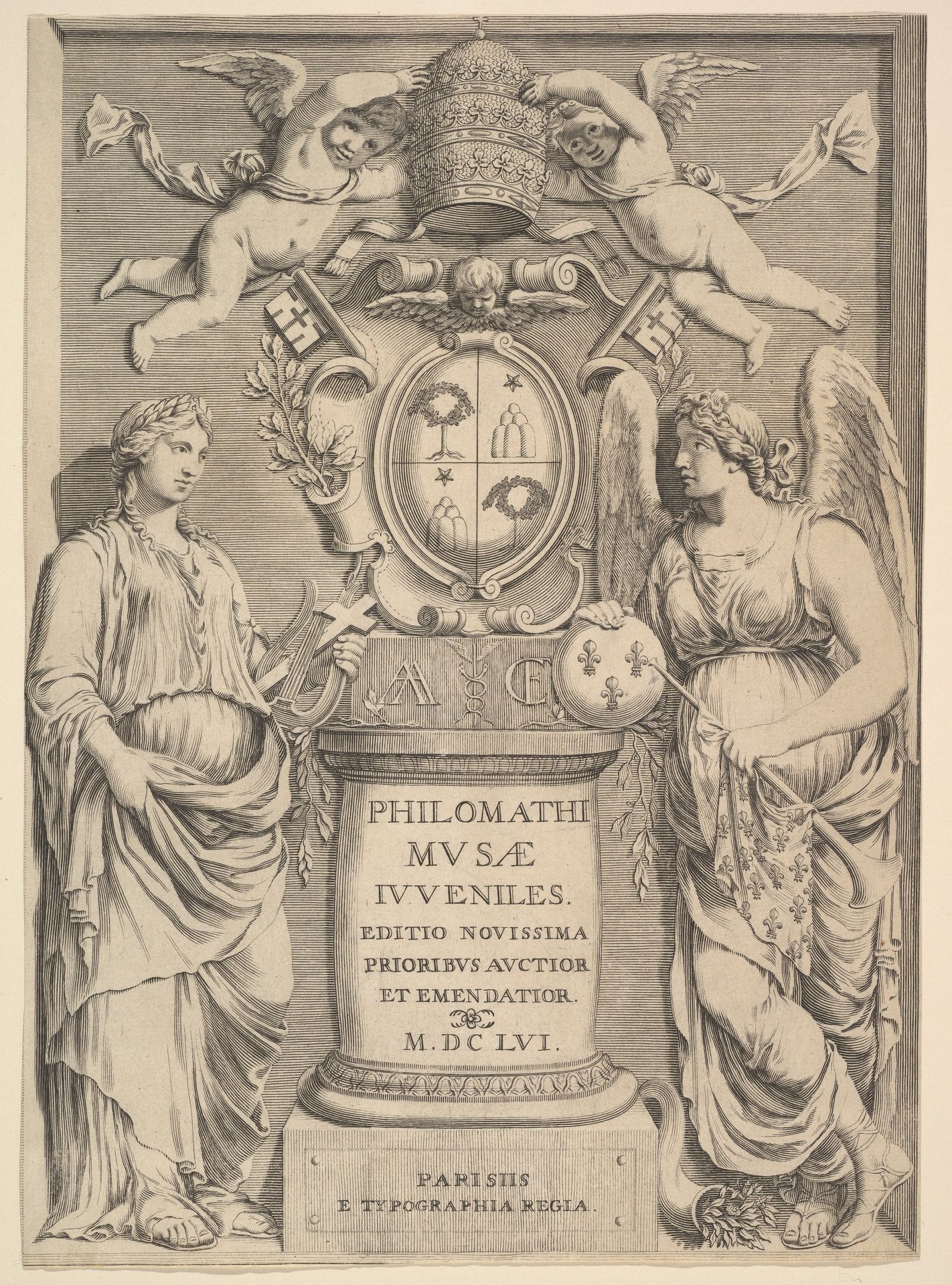 Title Page: Philomathi Musae Juveniles by Claude Mellan